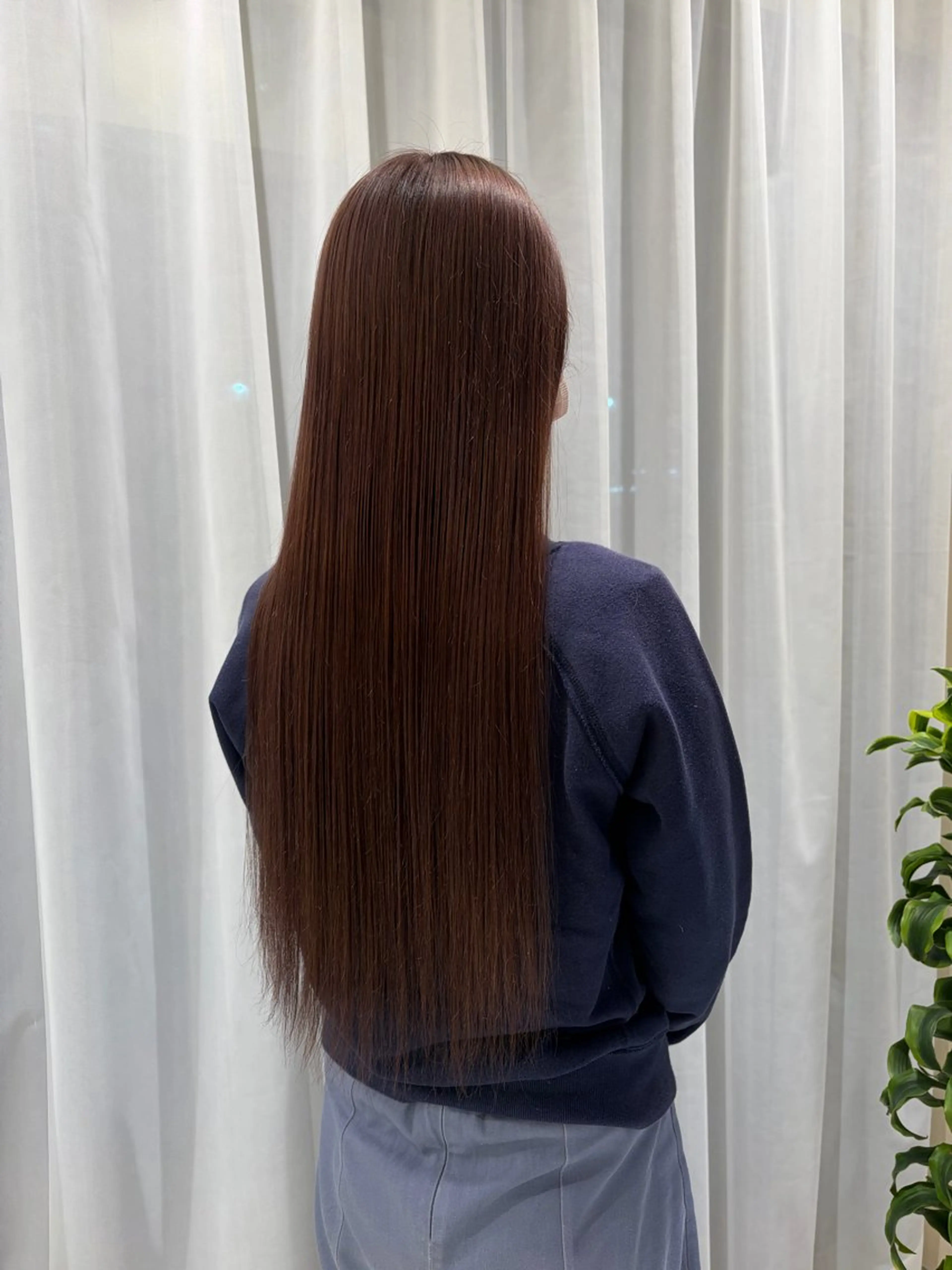 ロング ヘアカラー オオカメ ユヅキのヘアスタイル