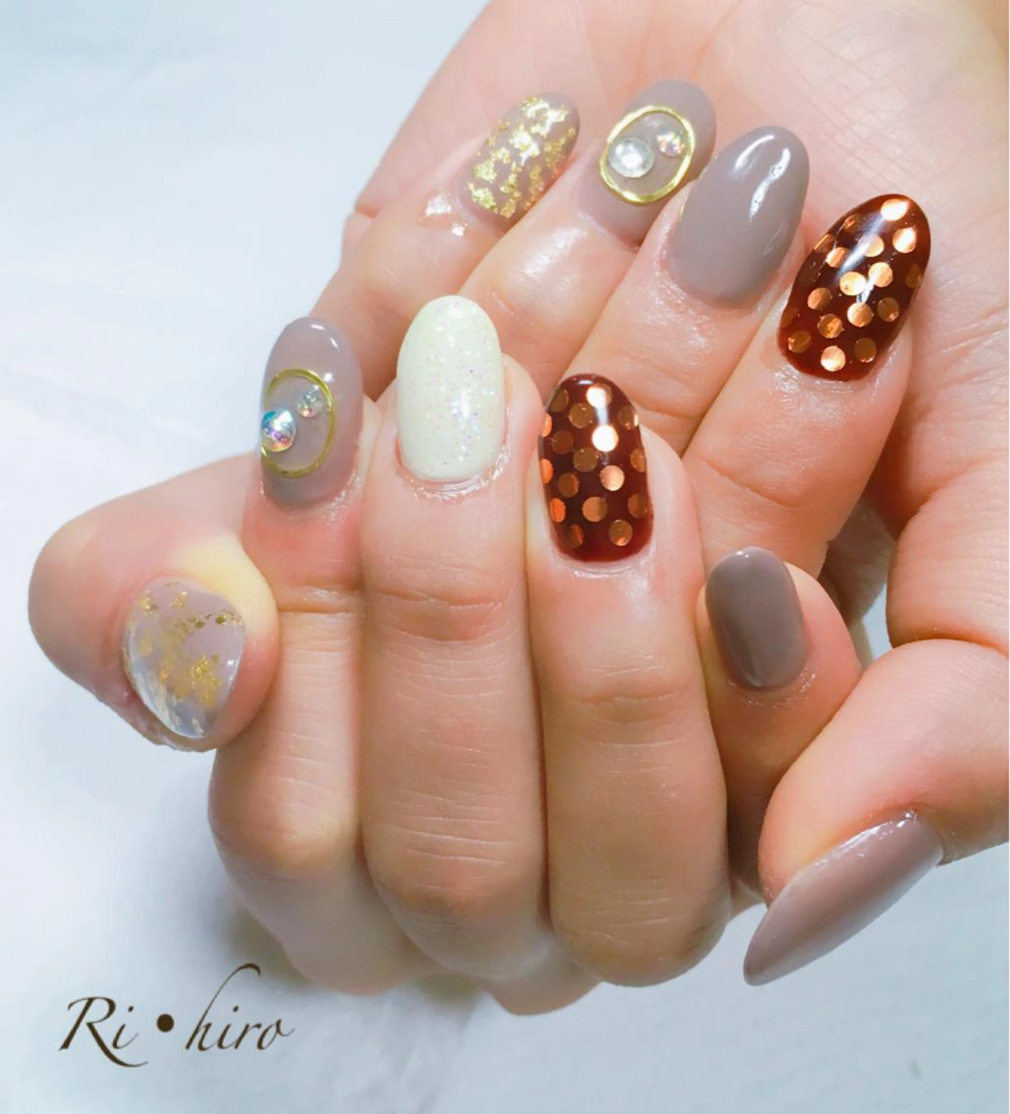 ネイル ハンドネイル HIRATA RIEのネイルデザイン