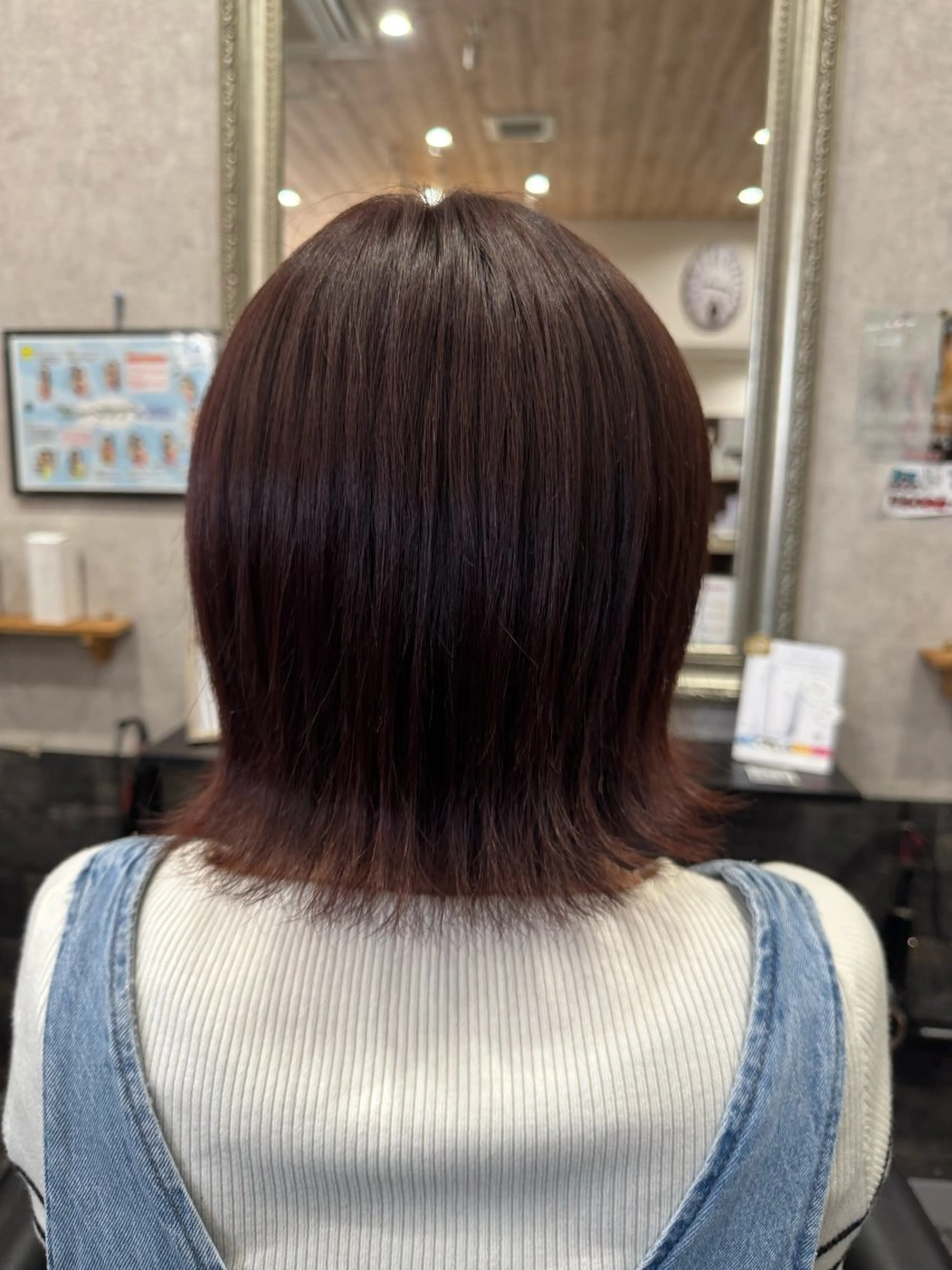 ショート ピンクブラウン N-PLANTS 泉大津【yuua】のヘアスタイル