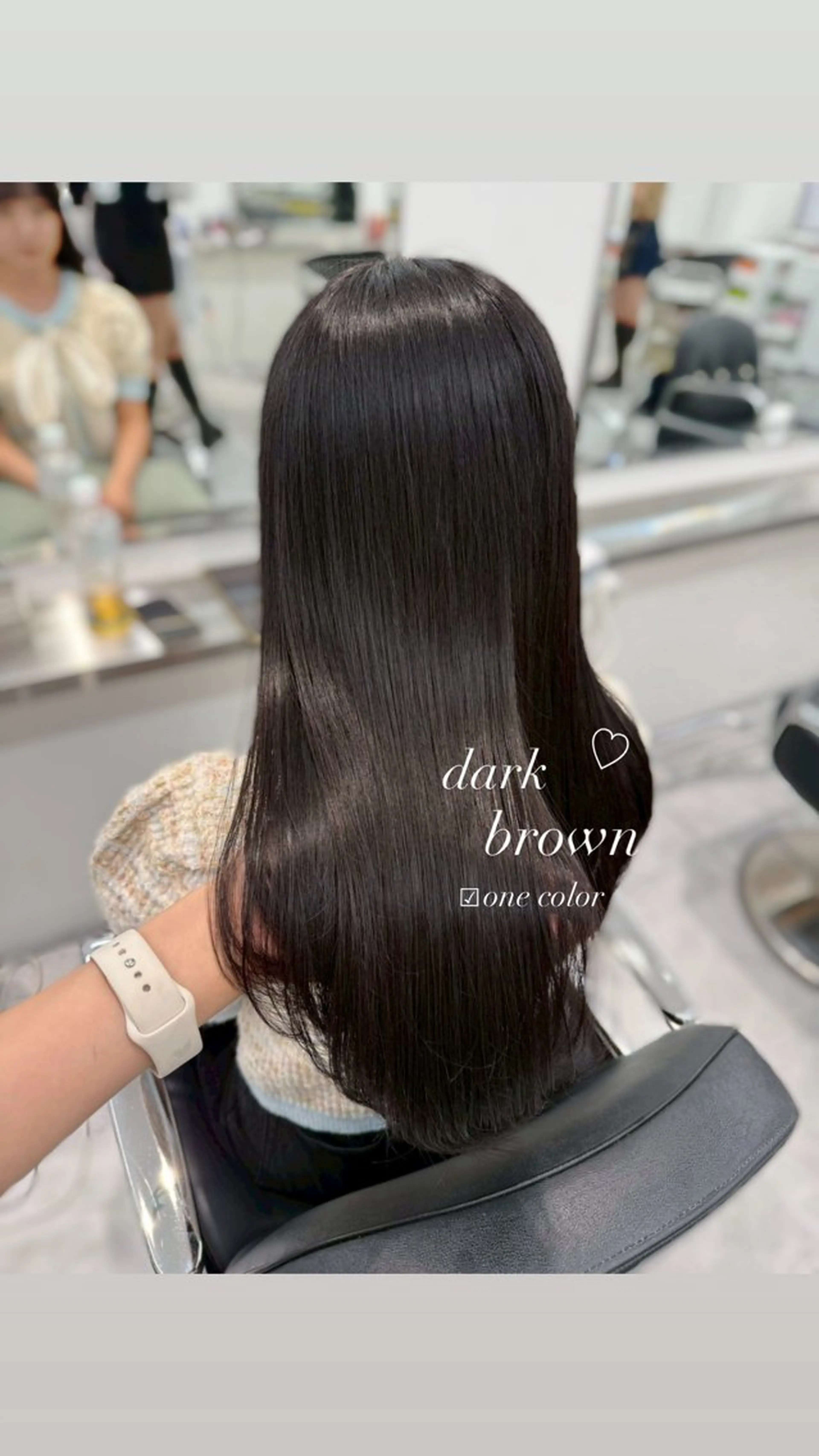 ロング ヘアカラー ParveMix 宮﨑 梨里のヘアスタイル