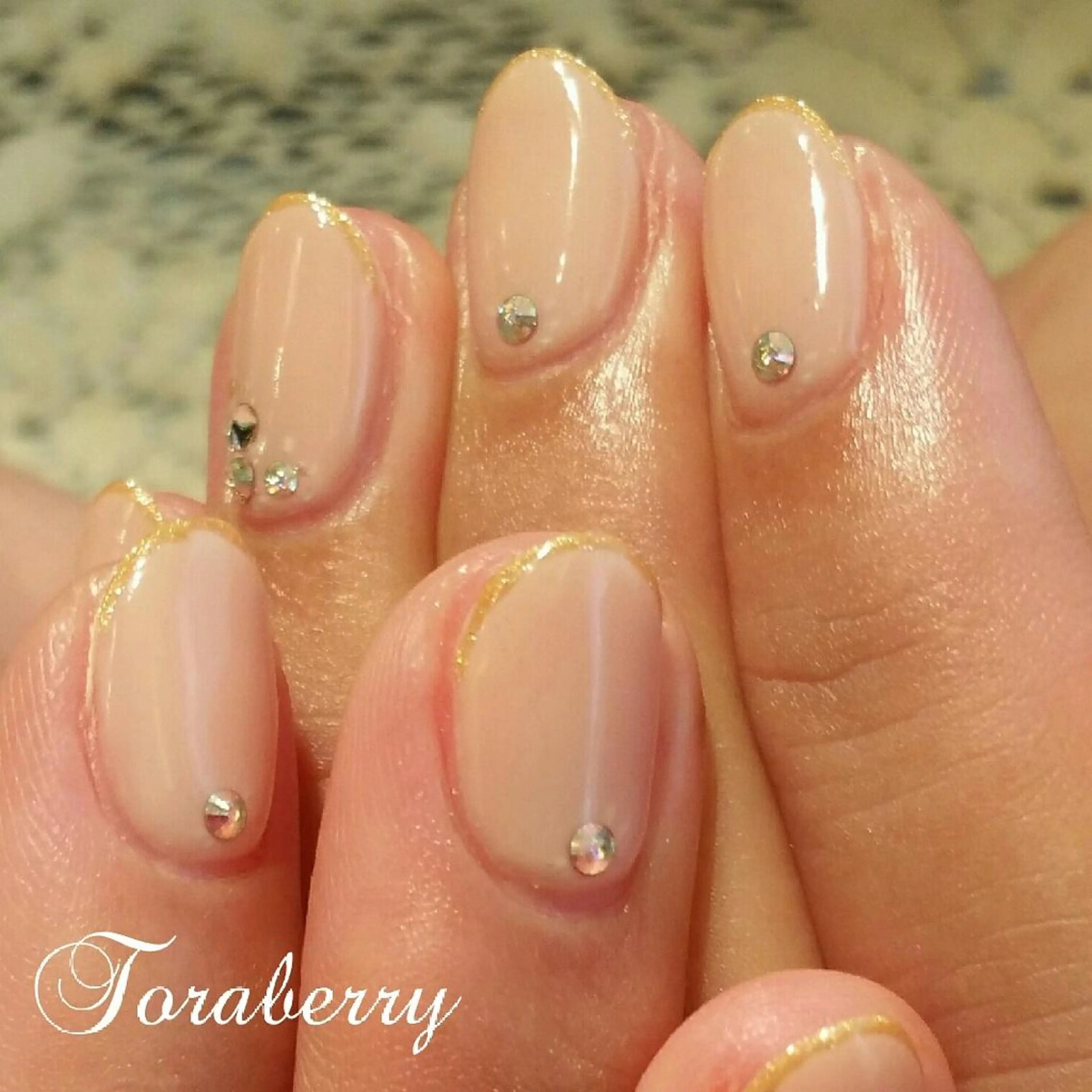 ネイル ラメ(グリッター) ハンドネイル ネイリスト なつみのネイルデザイン