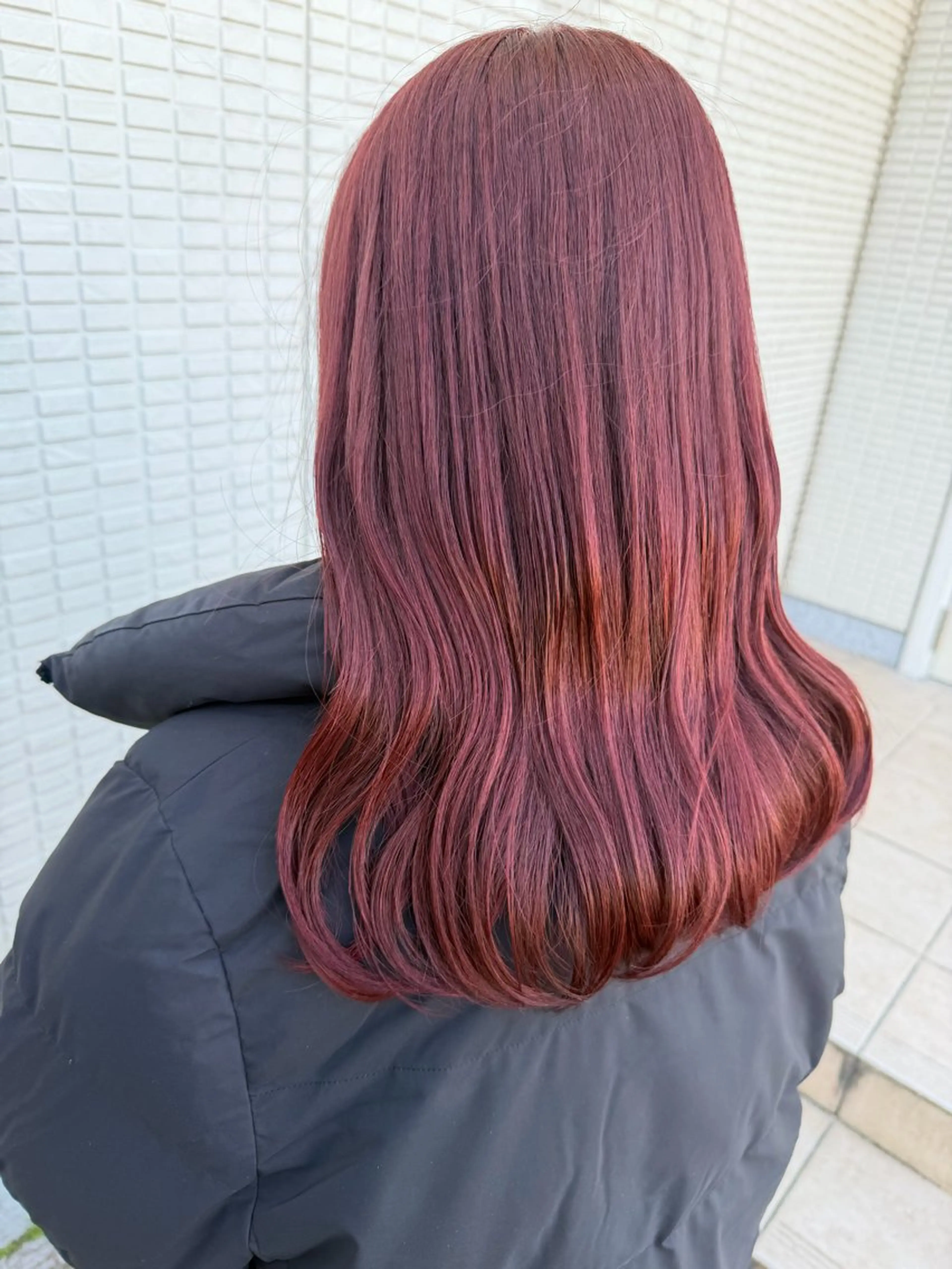 セミロング カット ヘアカラー トリートメント 木村 彩花のヘアスタイル