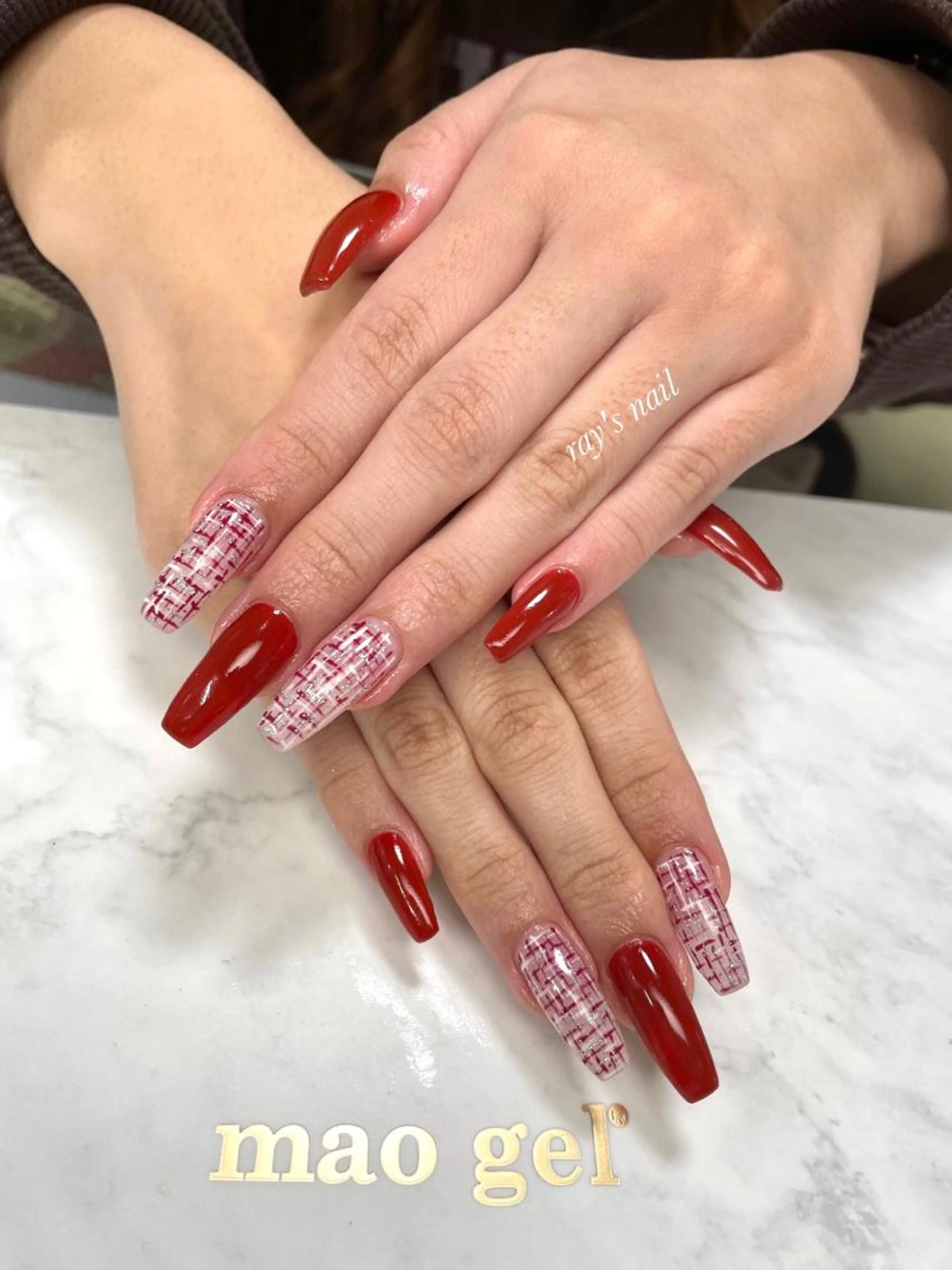 ツイードネイル💅の写真