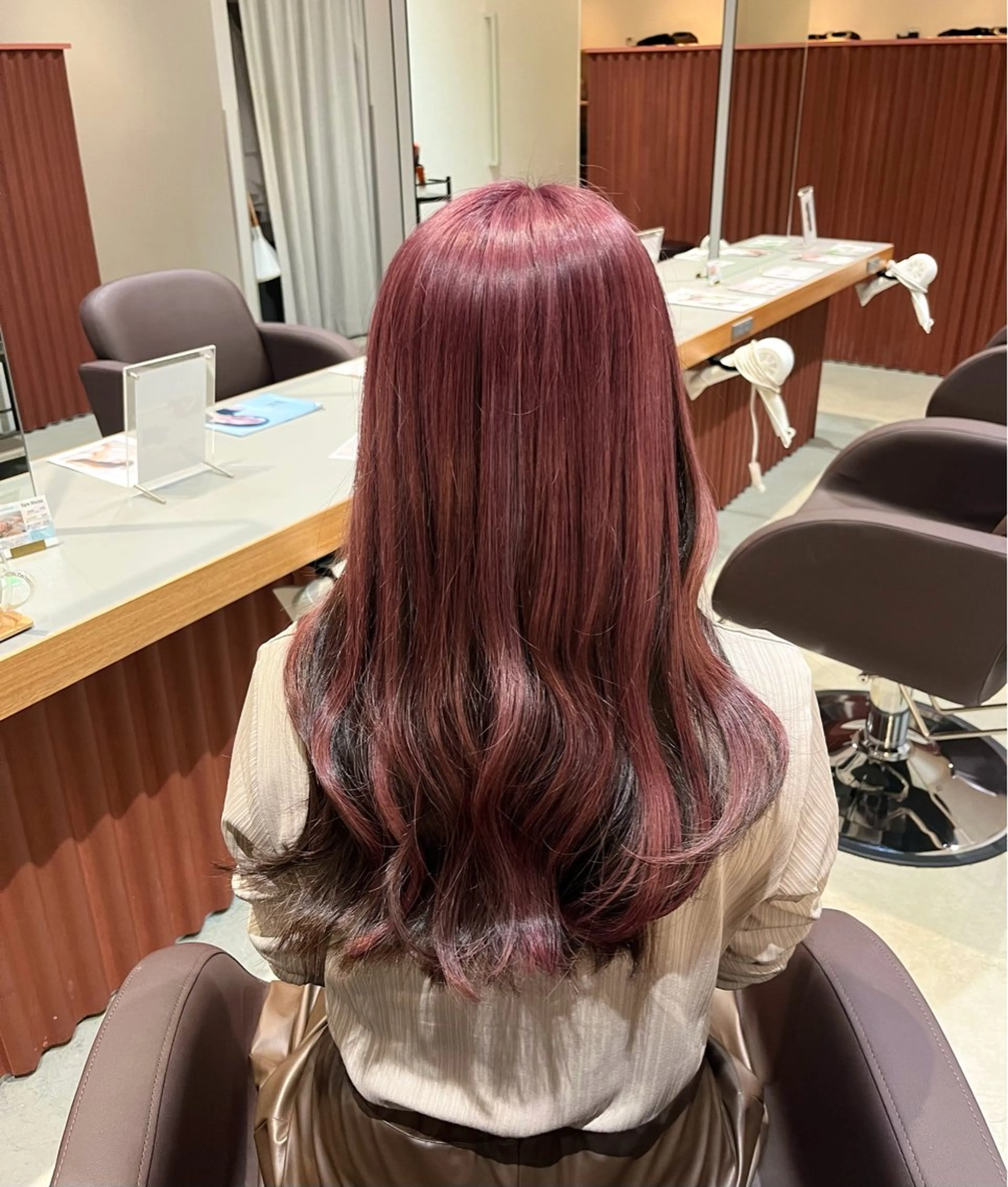 ロング カラー カット ヘアカラー 透明感Color🩶 髪質改善 ユウナ🦋のヘアスタイル