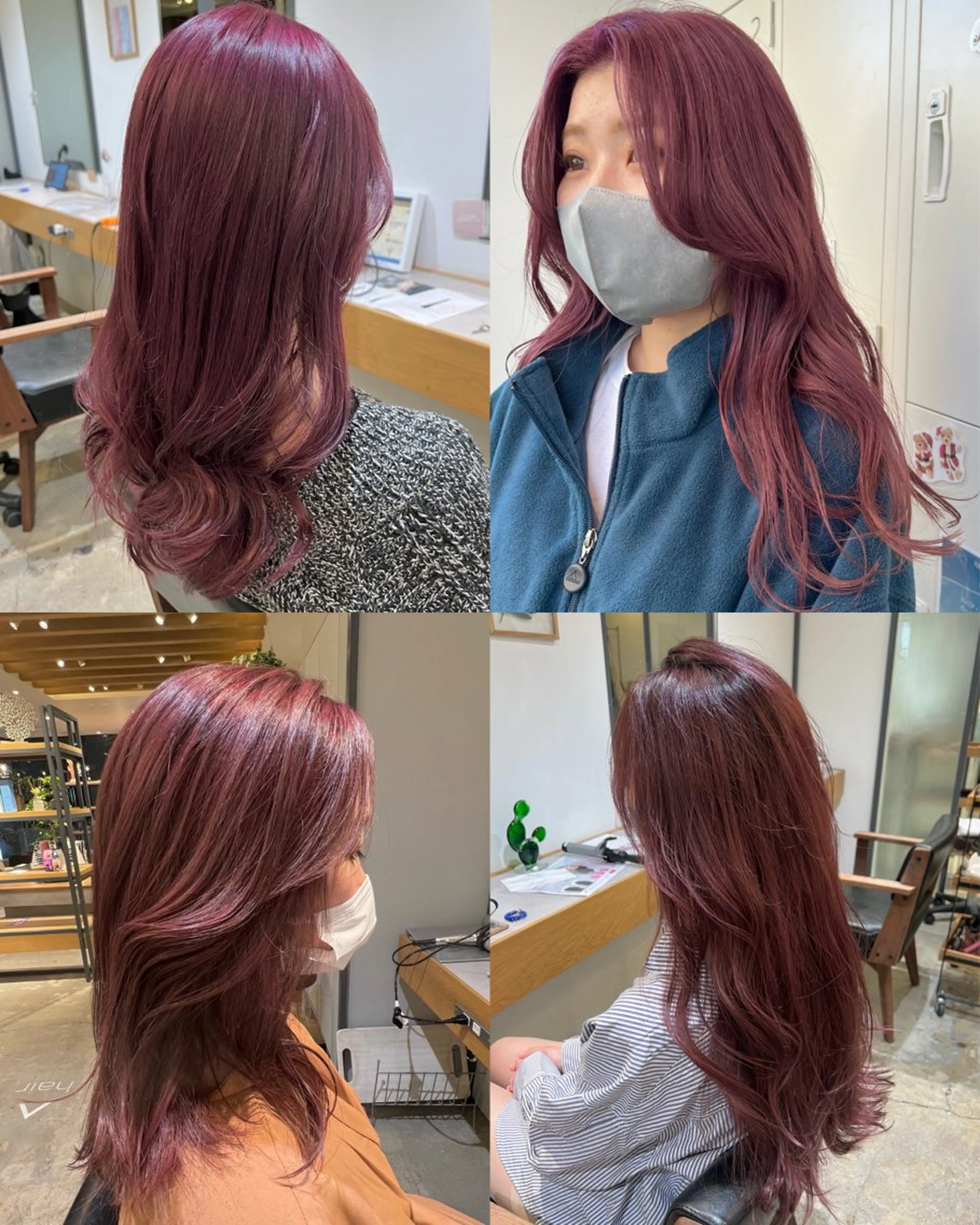 ミディアム カラー ブリーチ カシス ラベンダーカラー ヘアカラー Kana 🍋 ハイトーン【高円寺】のヘアスタイル