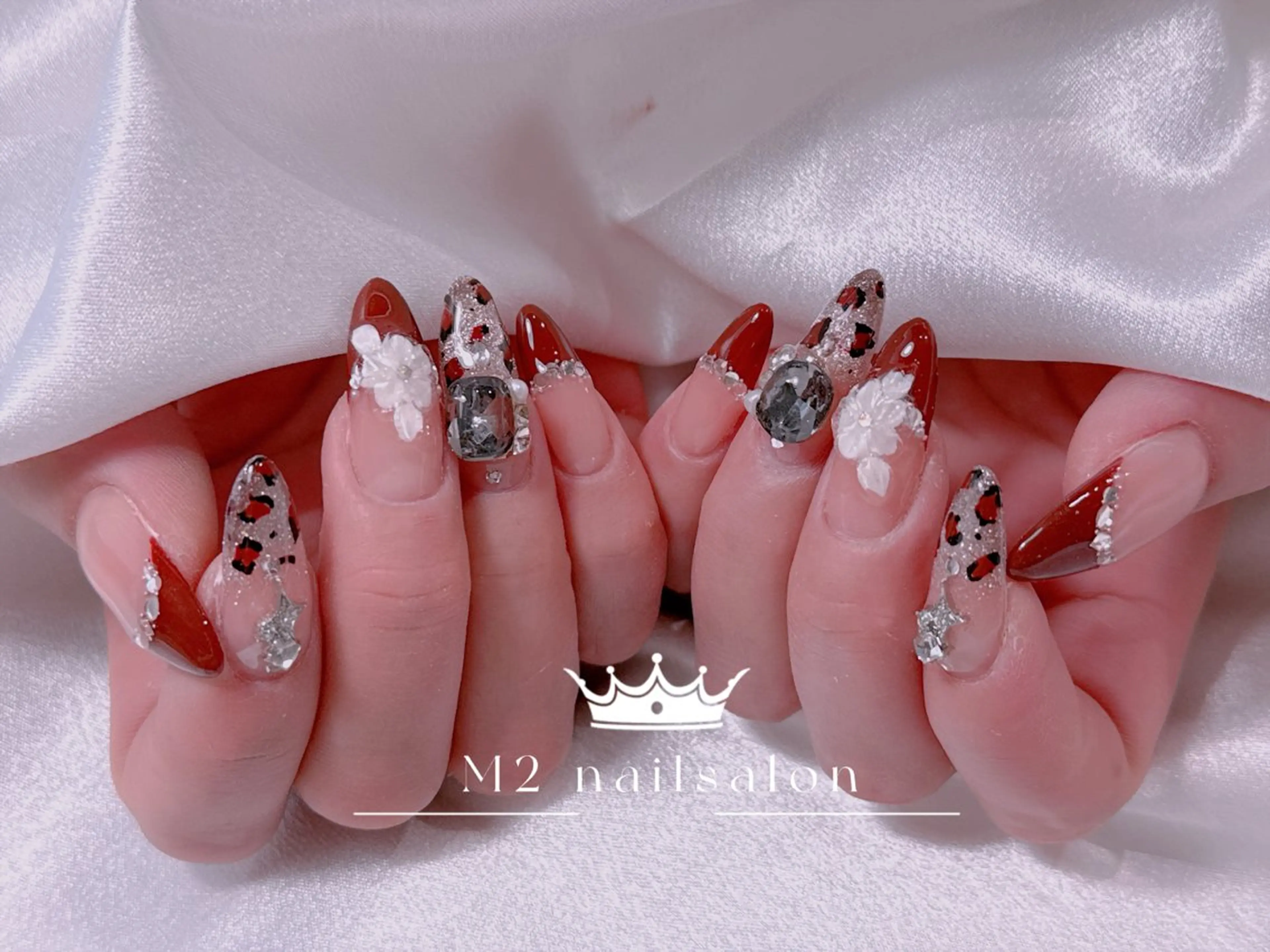 ネイル ハンドネイル 長さだし専門店 M2 rikaのネイルデザイン