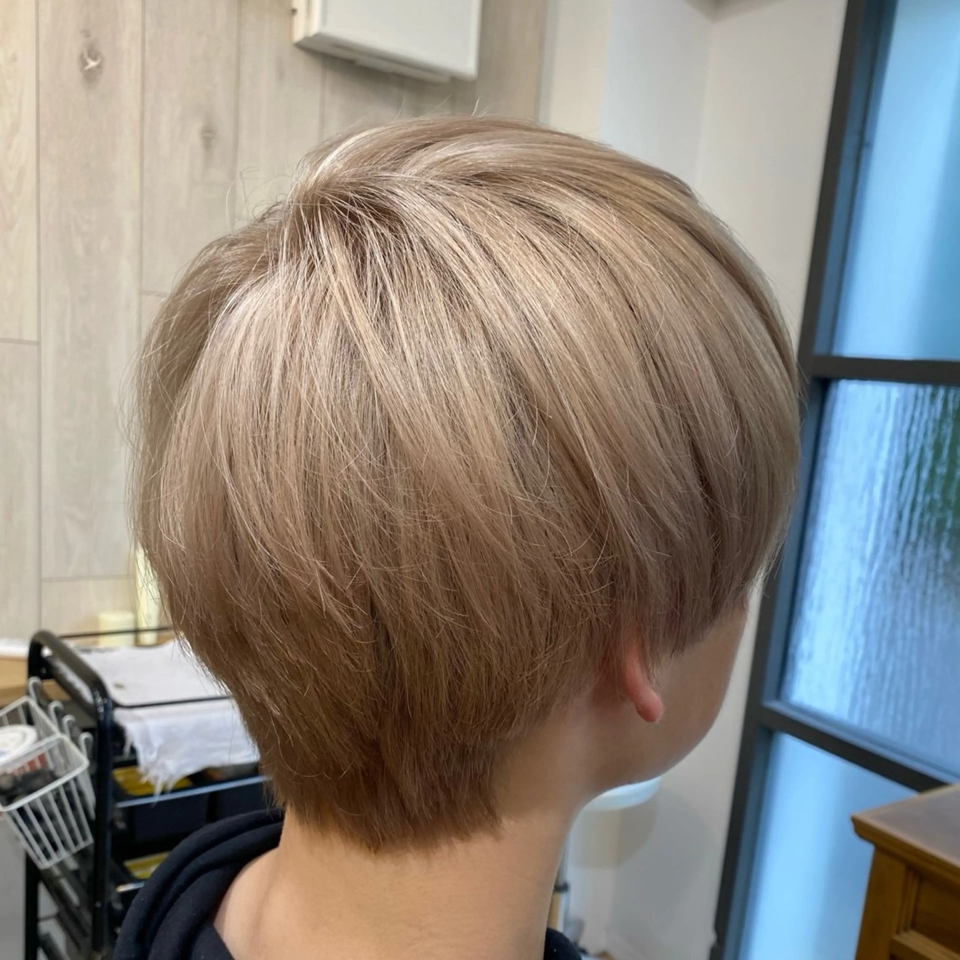ミディアム カラー メンズ カット トリートメント 西山 良波のヘアスタイル