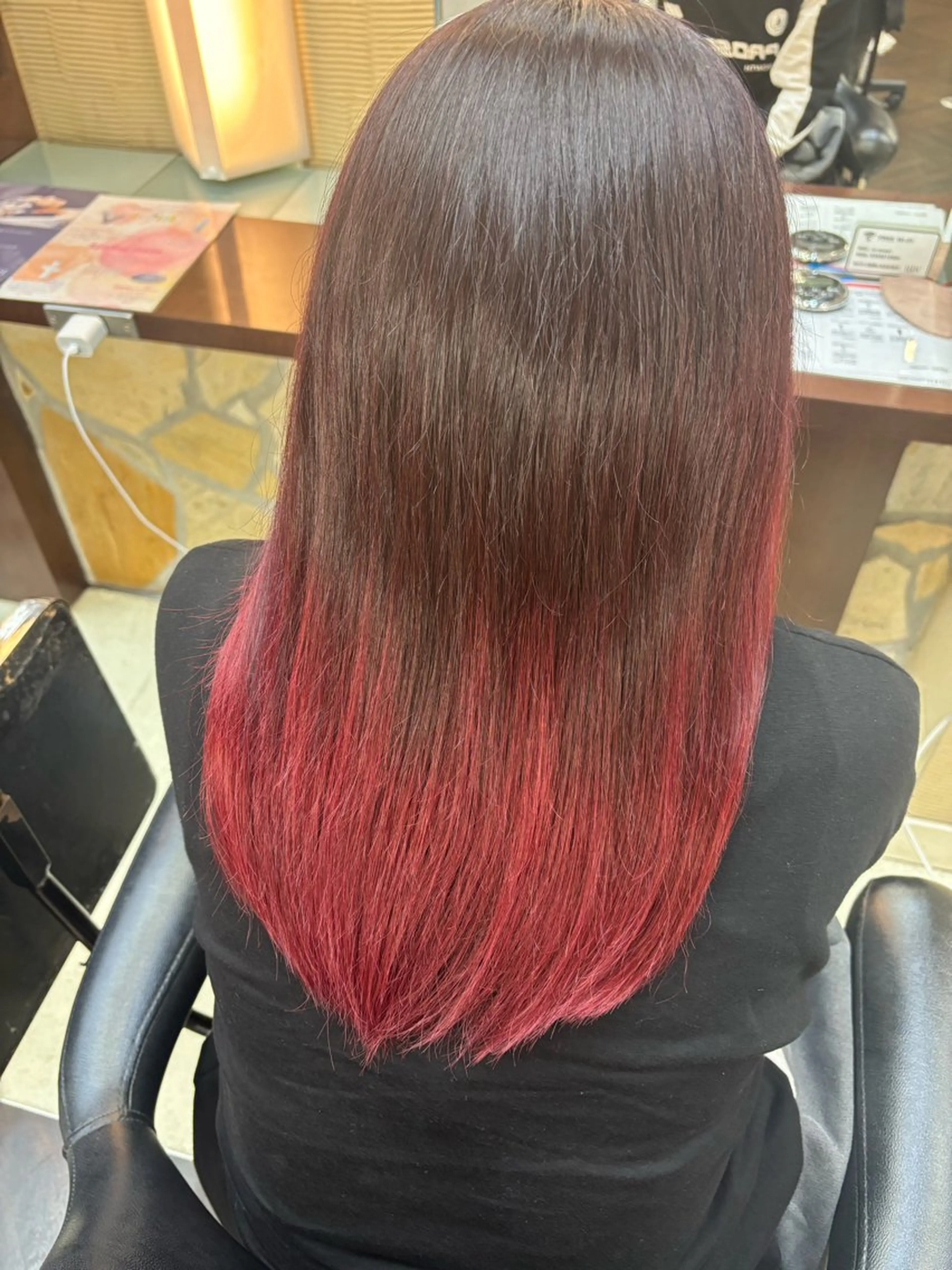 ロング カラー 嶋田 愛羅のヘアスタイル