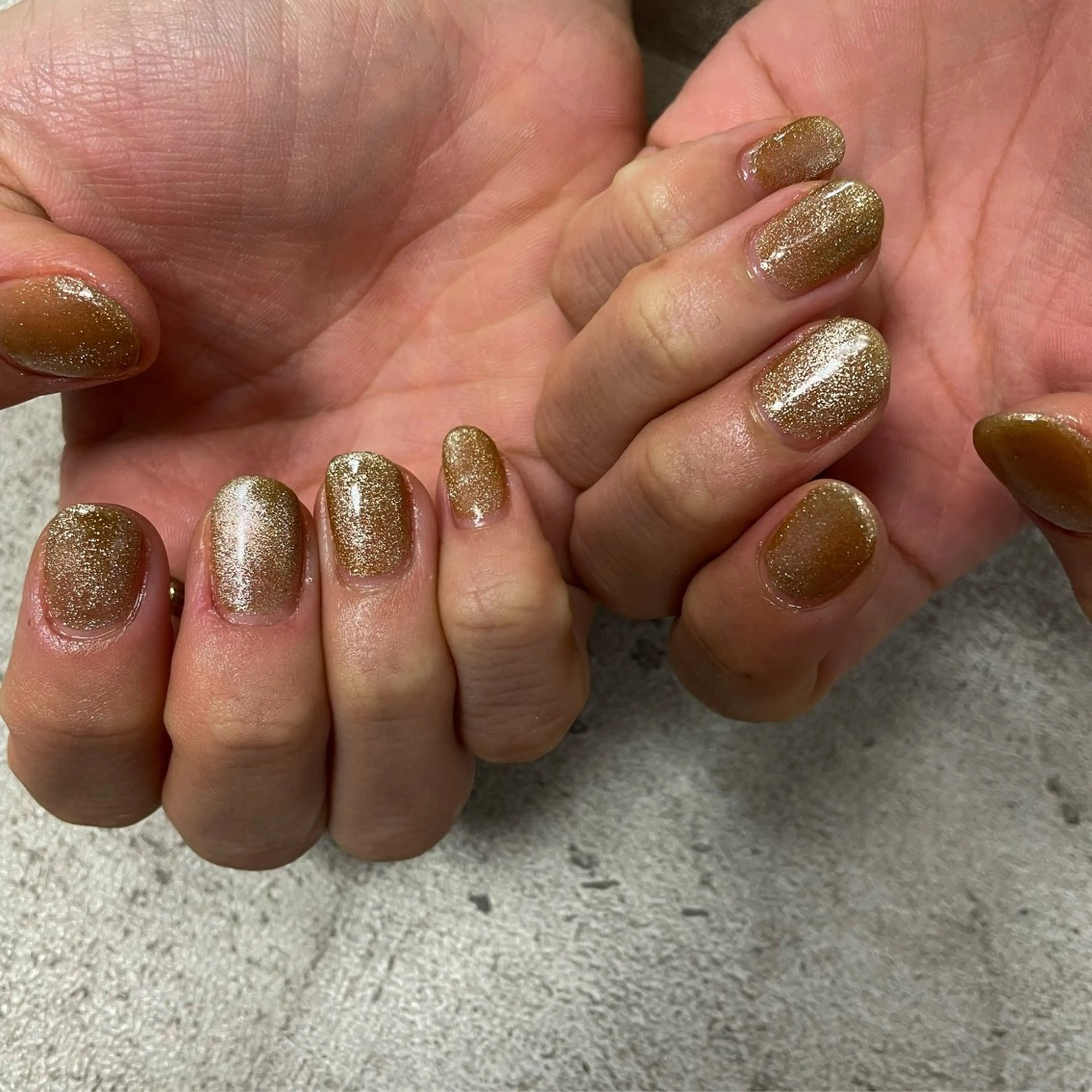 ネイル オーロラネイル フットネイル フレンチネイル ジェルネイル キラキラネイル kikinail 溝の口のネイルデザイン