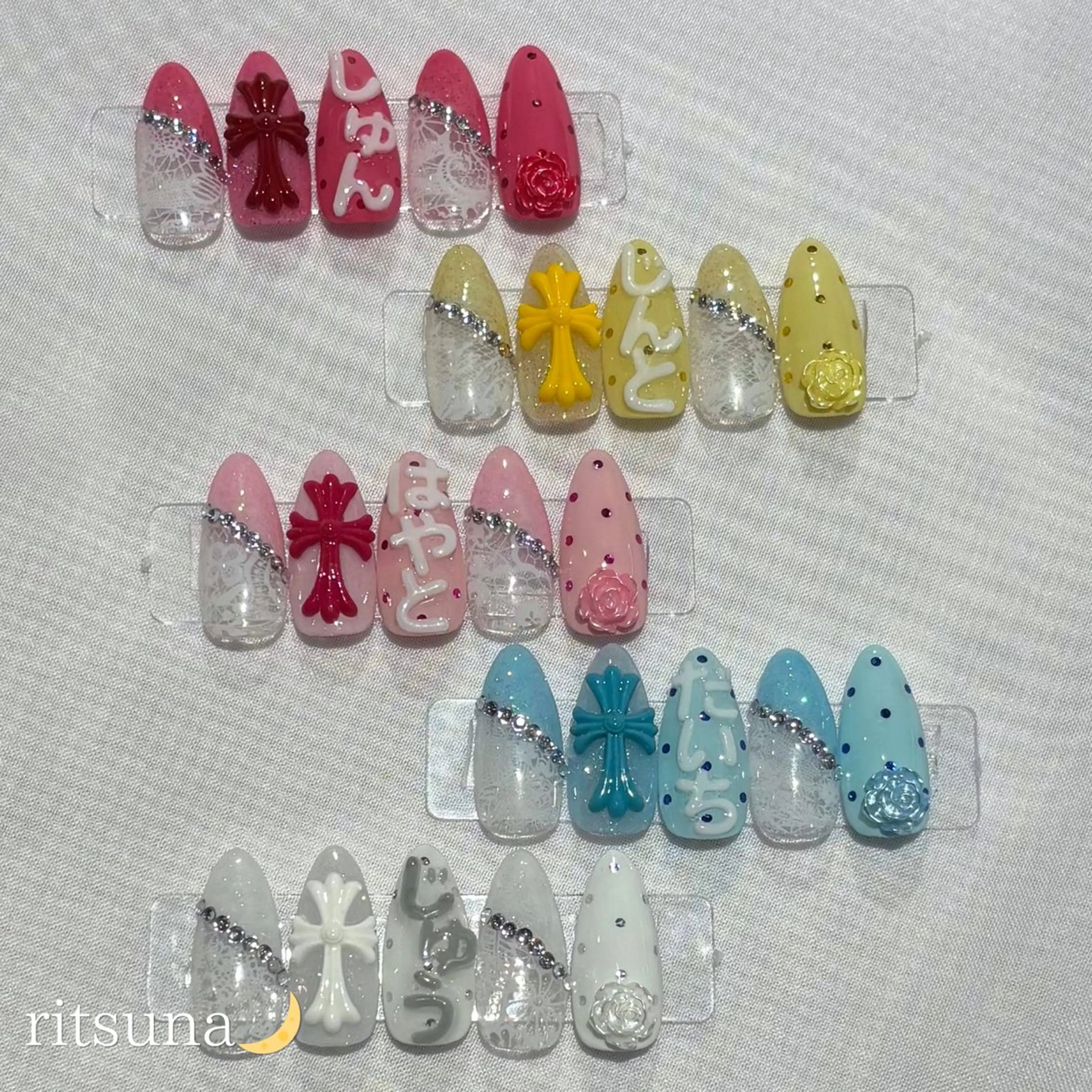 ネイル ritsuna🌙 nail 堺筋本町のネイルデザイン