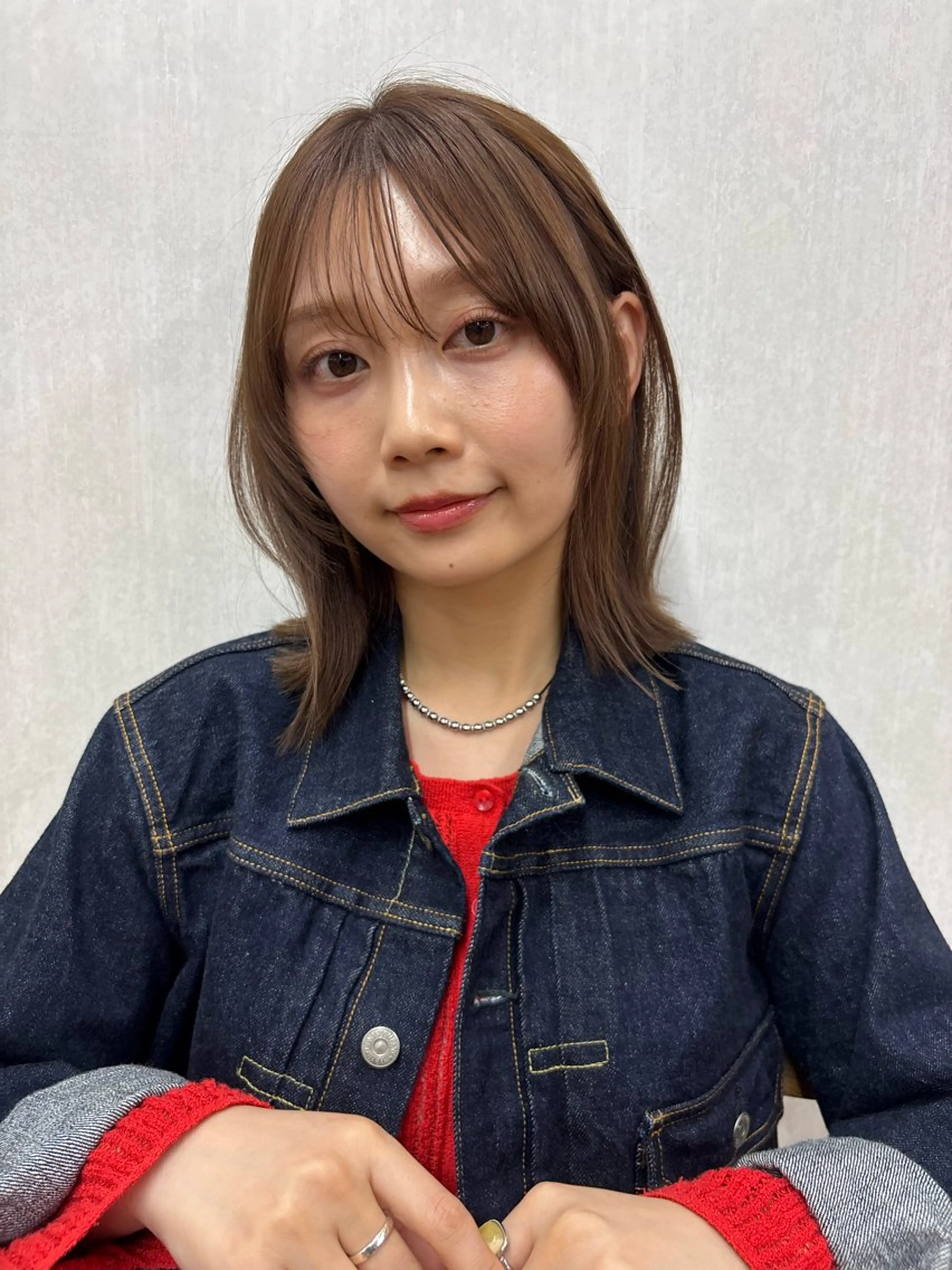 ミディアム カラー トリートメント ボブ/ミディアム 親しみやすさ/さくらのヘアスタイル