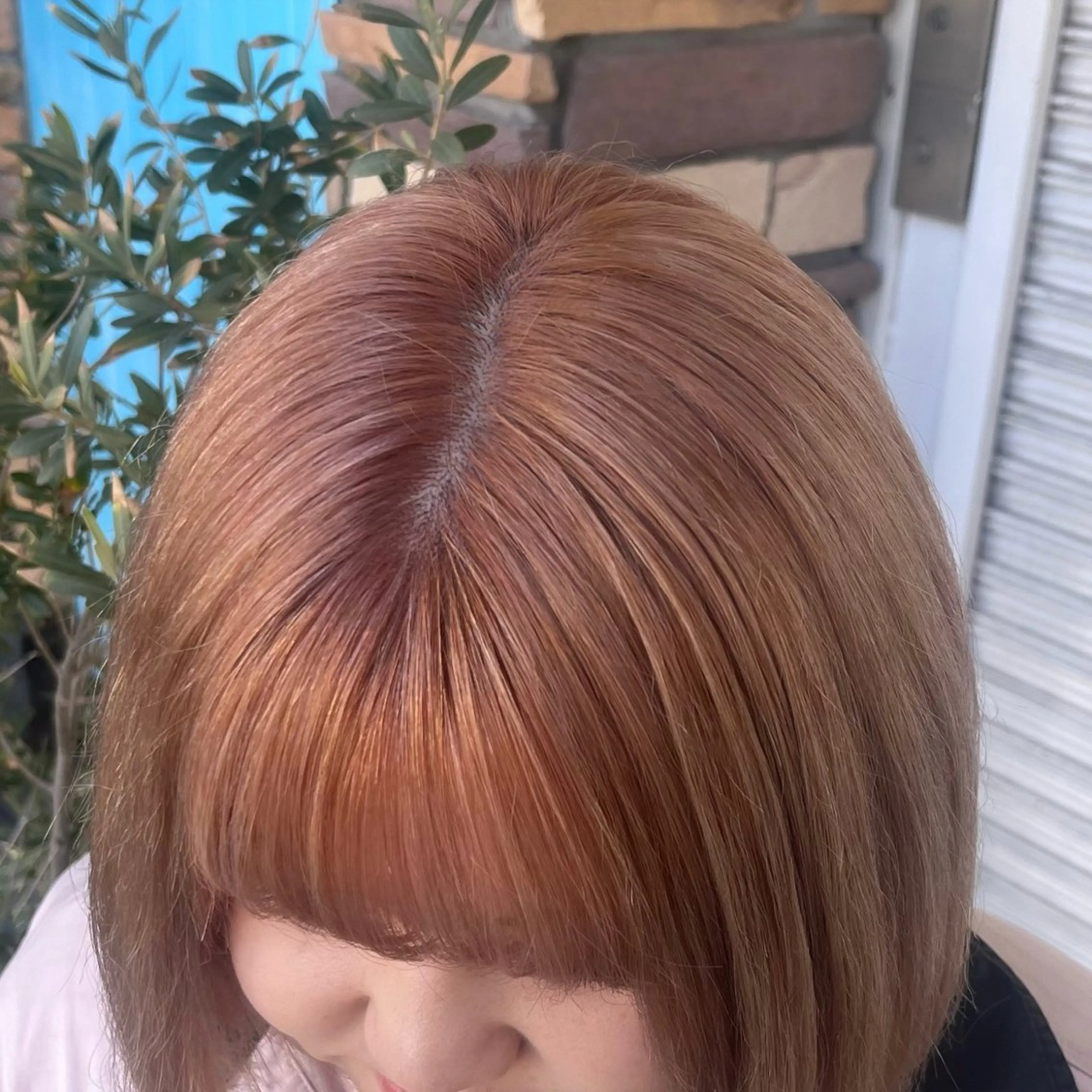 ミディアム カラー ベージュカラー ブリーチ ピンクカラー ピンクベージュ ヘアカラー トリートメント 透明感カラー/パーマ 🌀アオノのヘアスタイル