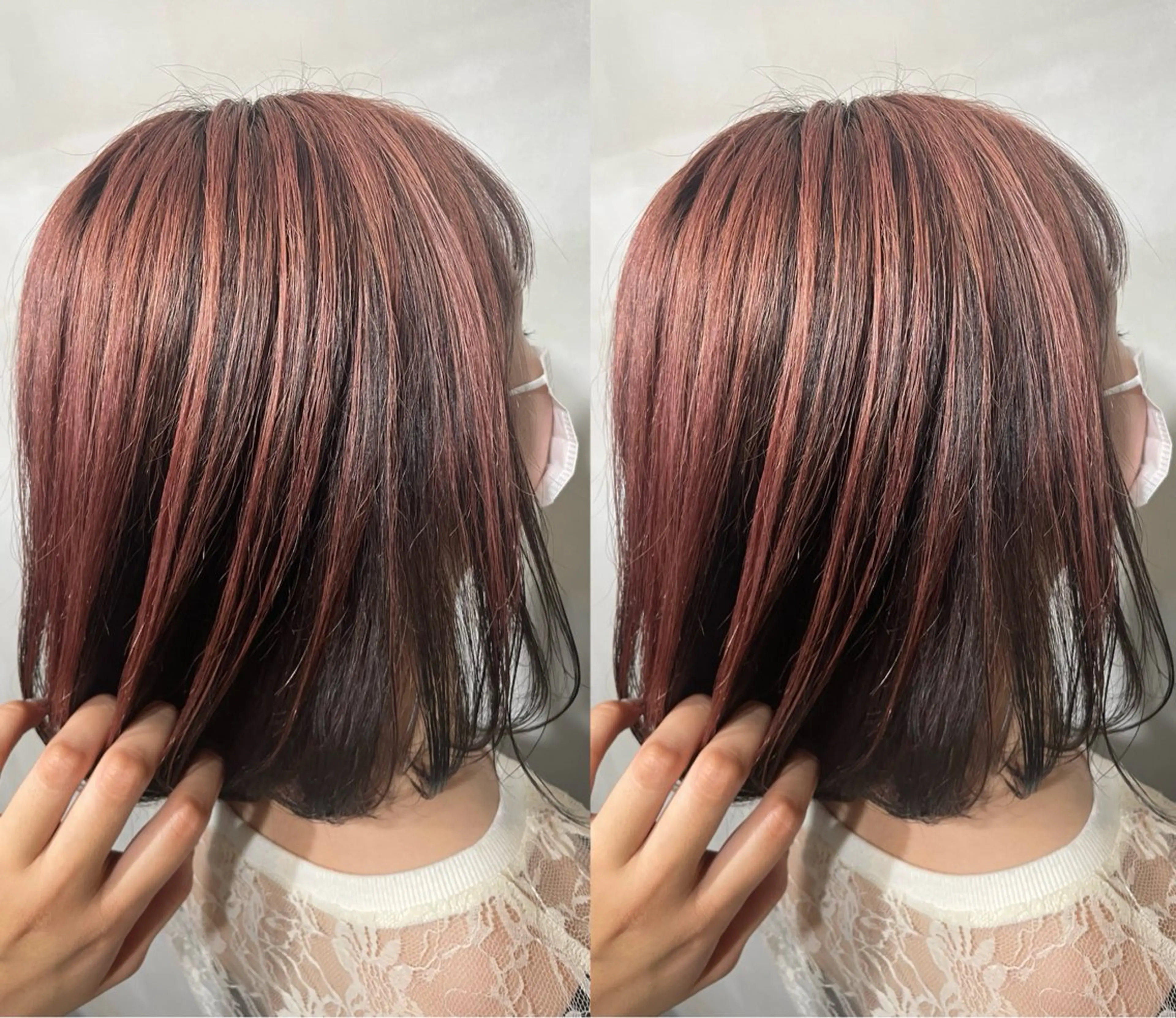 ショート カラー 🌺ハイトーン🌺 矢葺 なぎさ🌺🌺のヘアスタイル