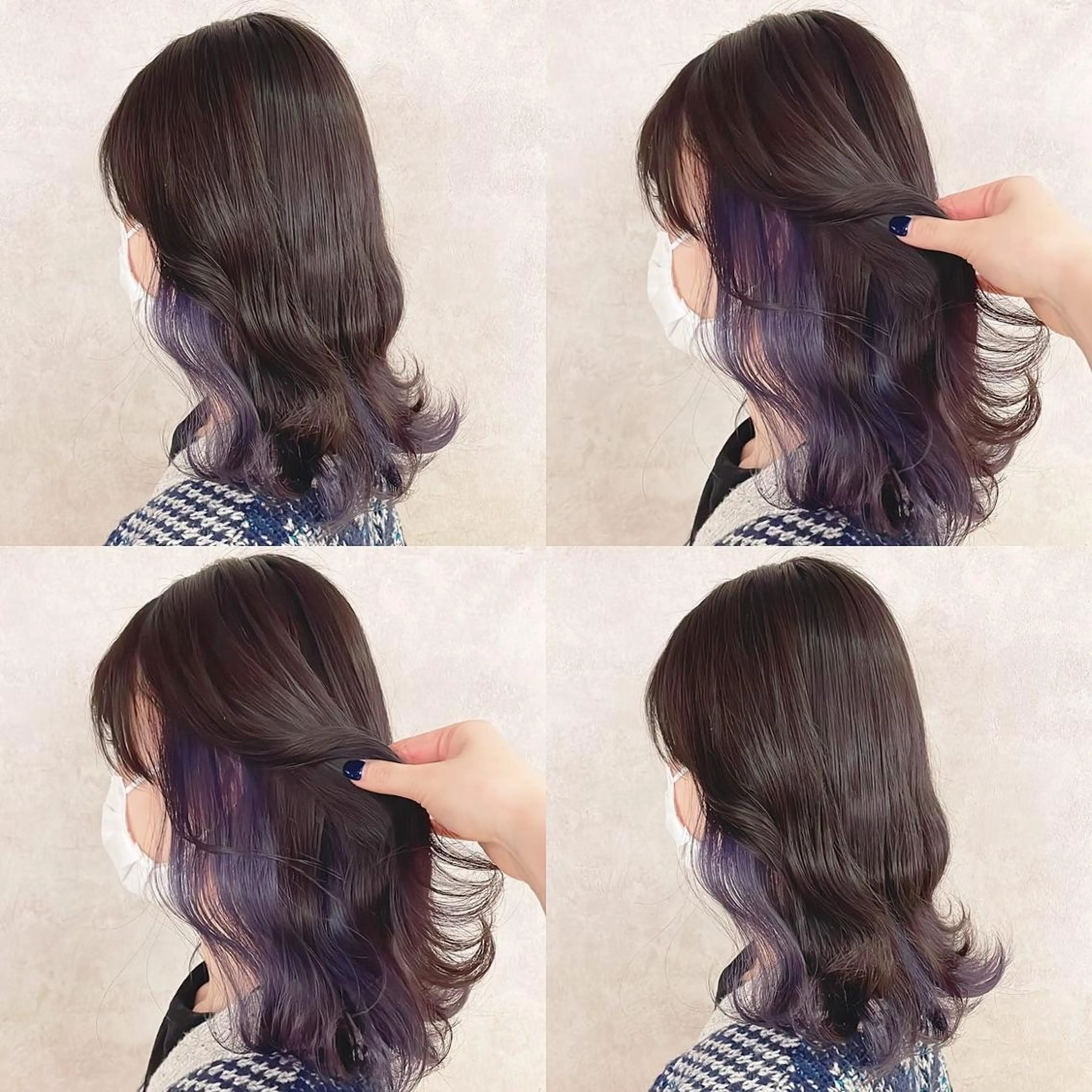 カラー ブリーチ インナーカラー ヘアカラー トリートメント 渋谷:インナーカラー ／🍒エリカ🍒のヘアスタイル