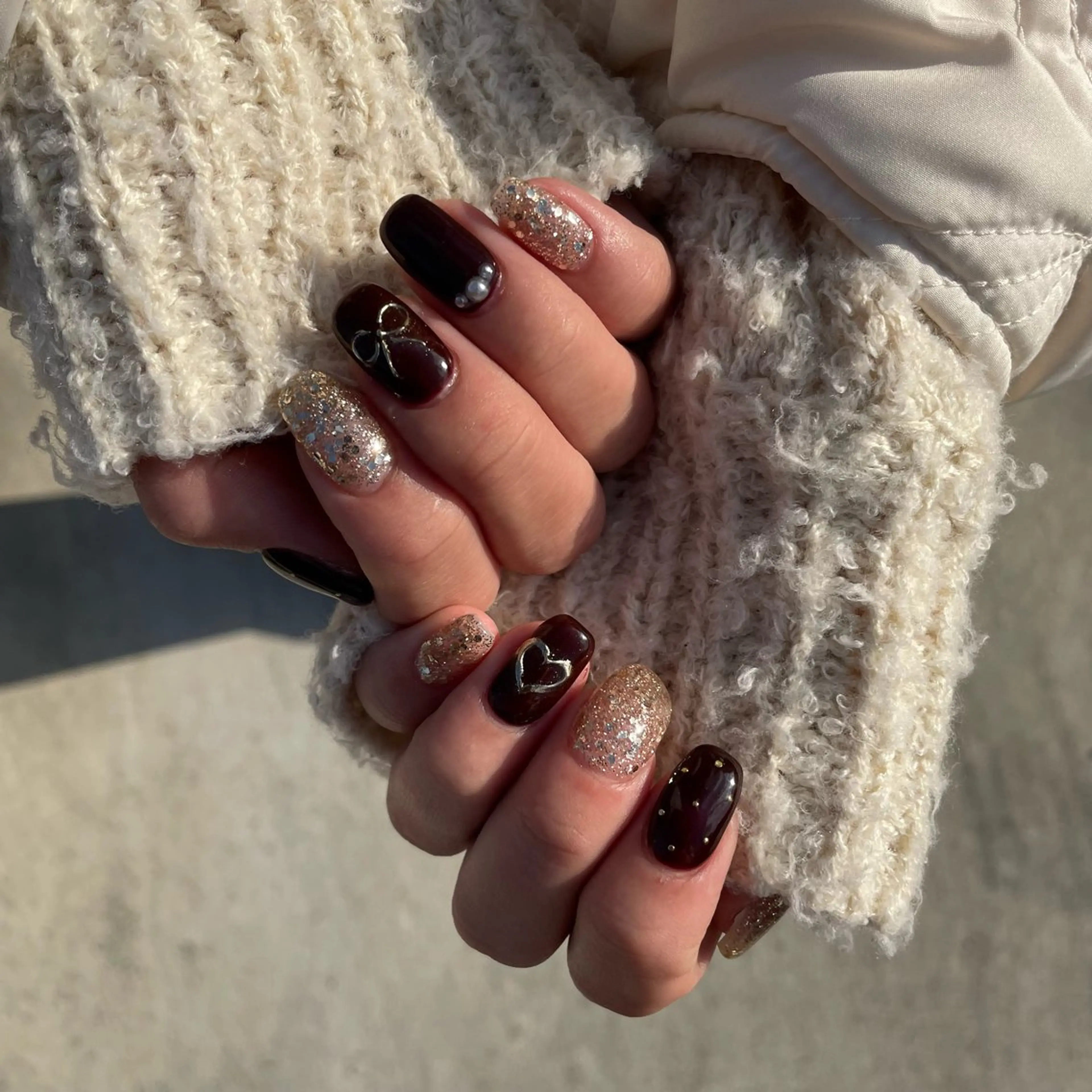 ネイル ハンドネイル Sea  nail by emaのネイルデザイン