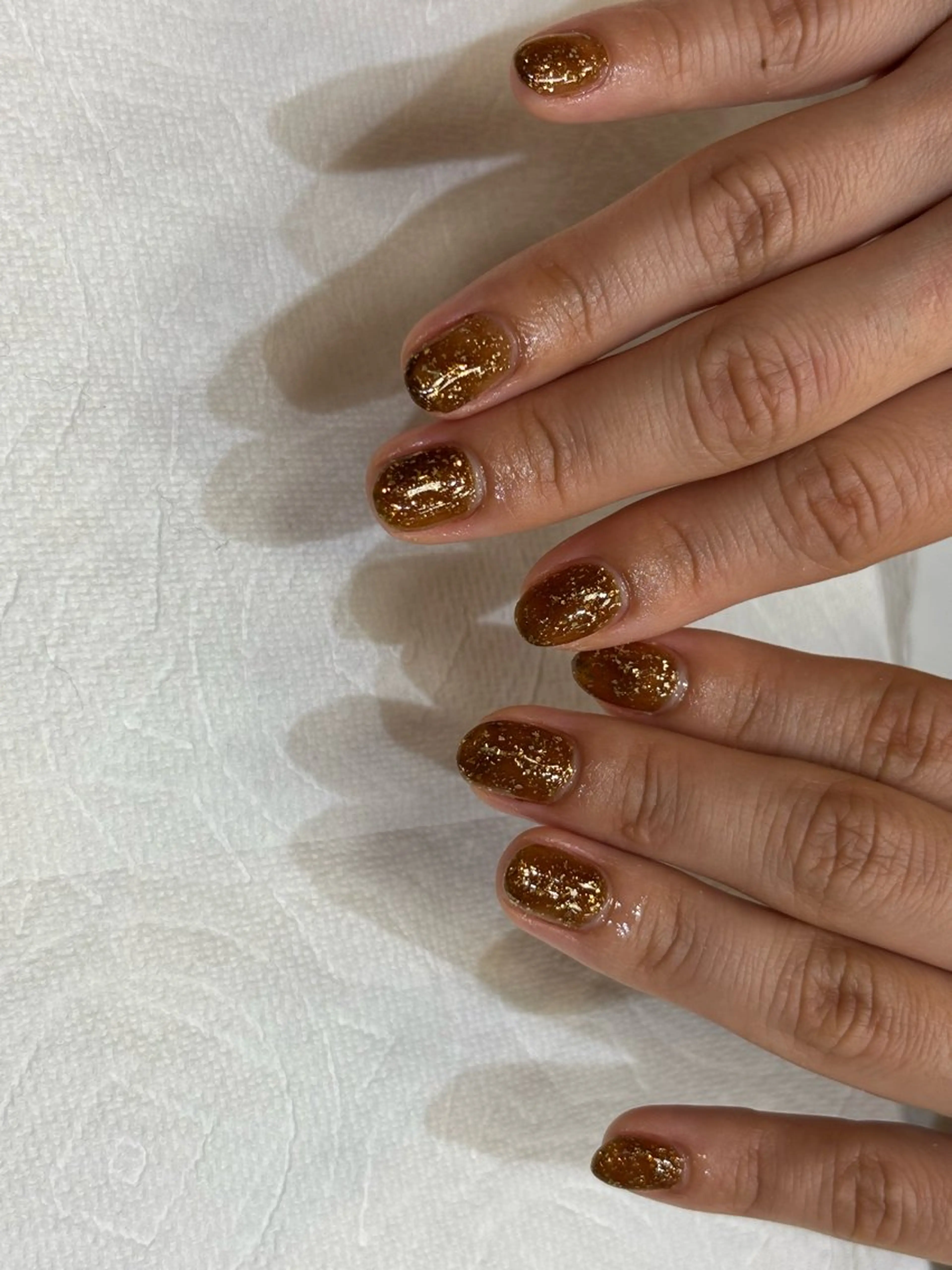 ネイル べっ甲ネイル ラメ(グリッター) リオ nailのネイルデザイン