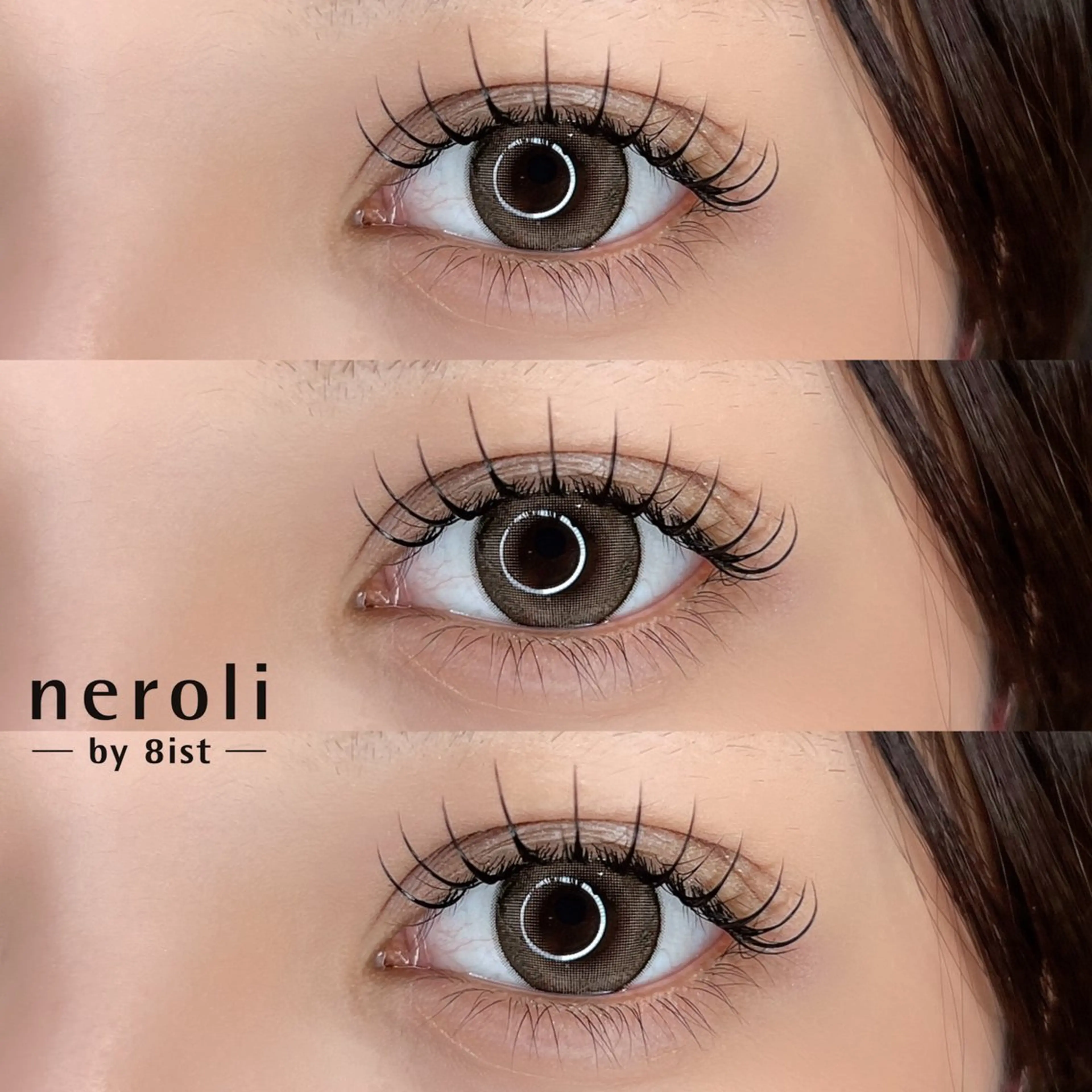 マツエク・マツパ フラットラッシュ Hoshi .のマツエク・マツパデザイン