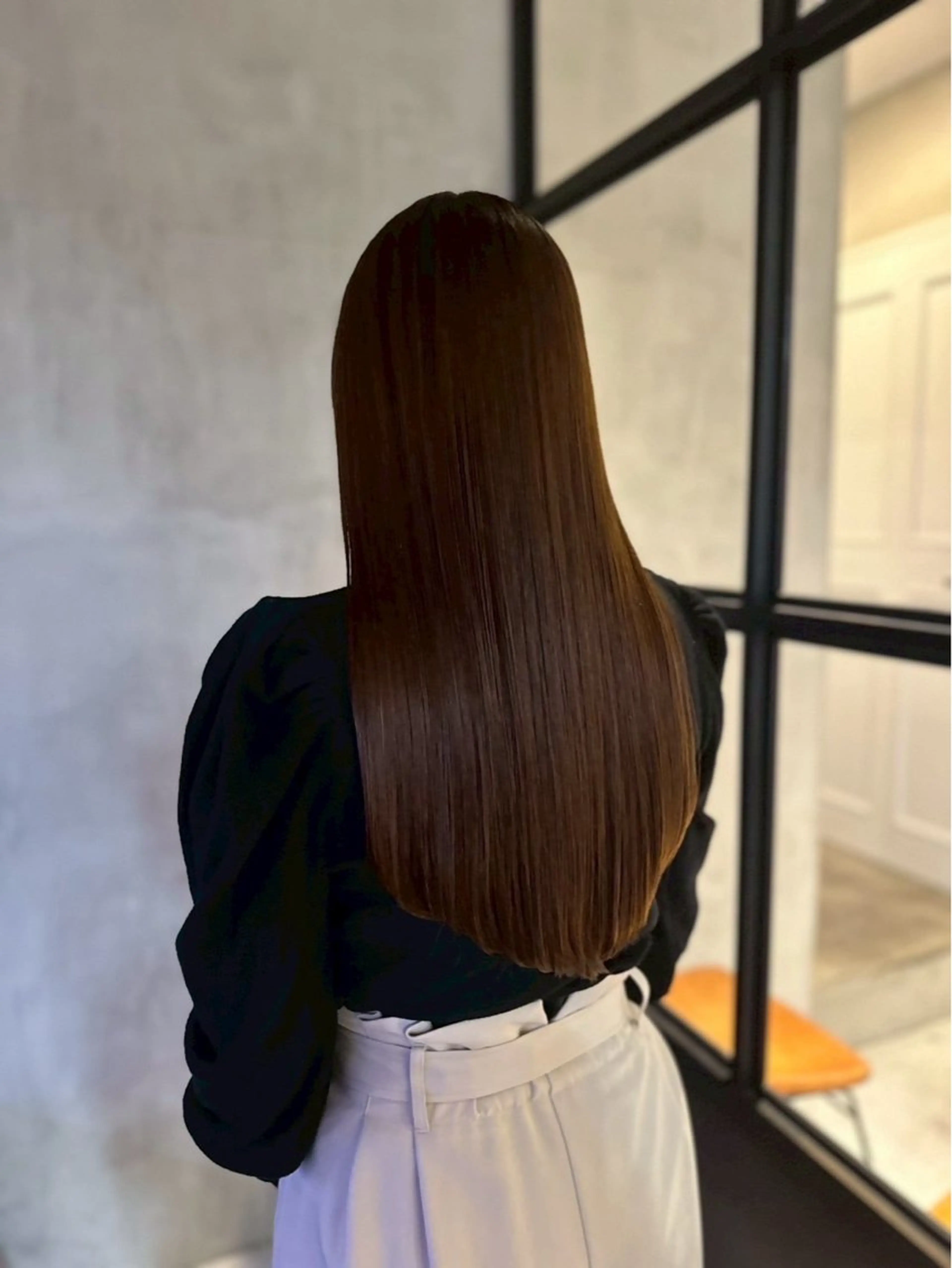 ロング 縮毛矯正 砂川 渉　elima byのヘアスタイル