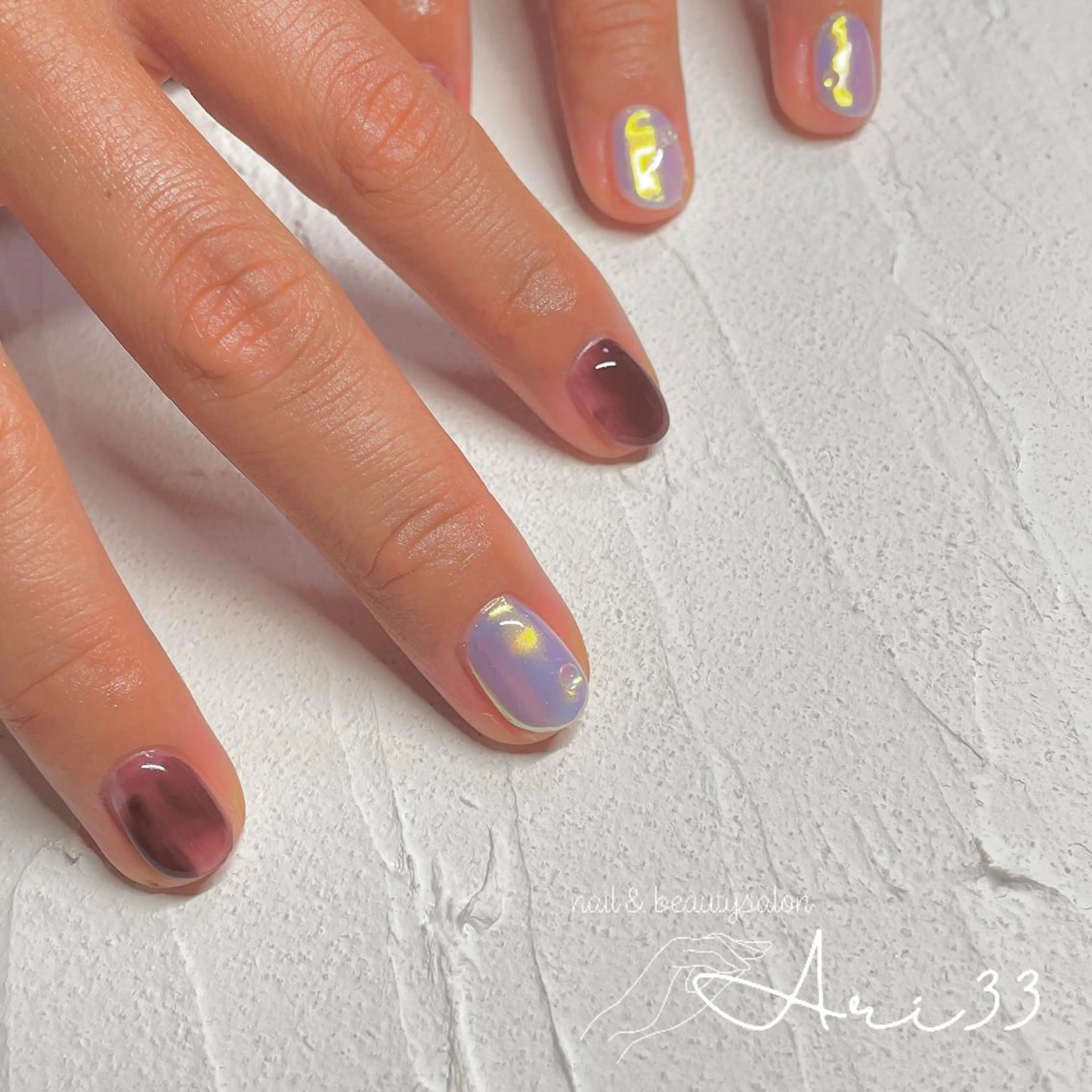 ネイル ハンドネイル プライベートサロン Ari33nailのネイルデザイン