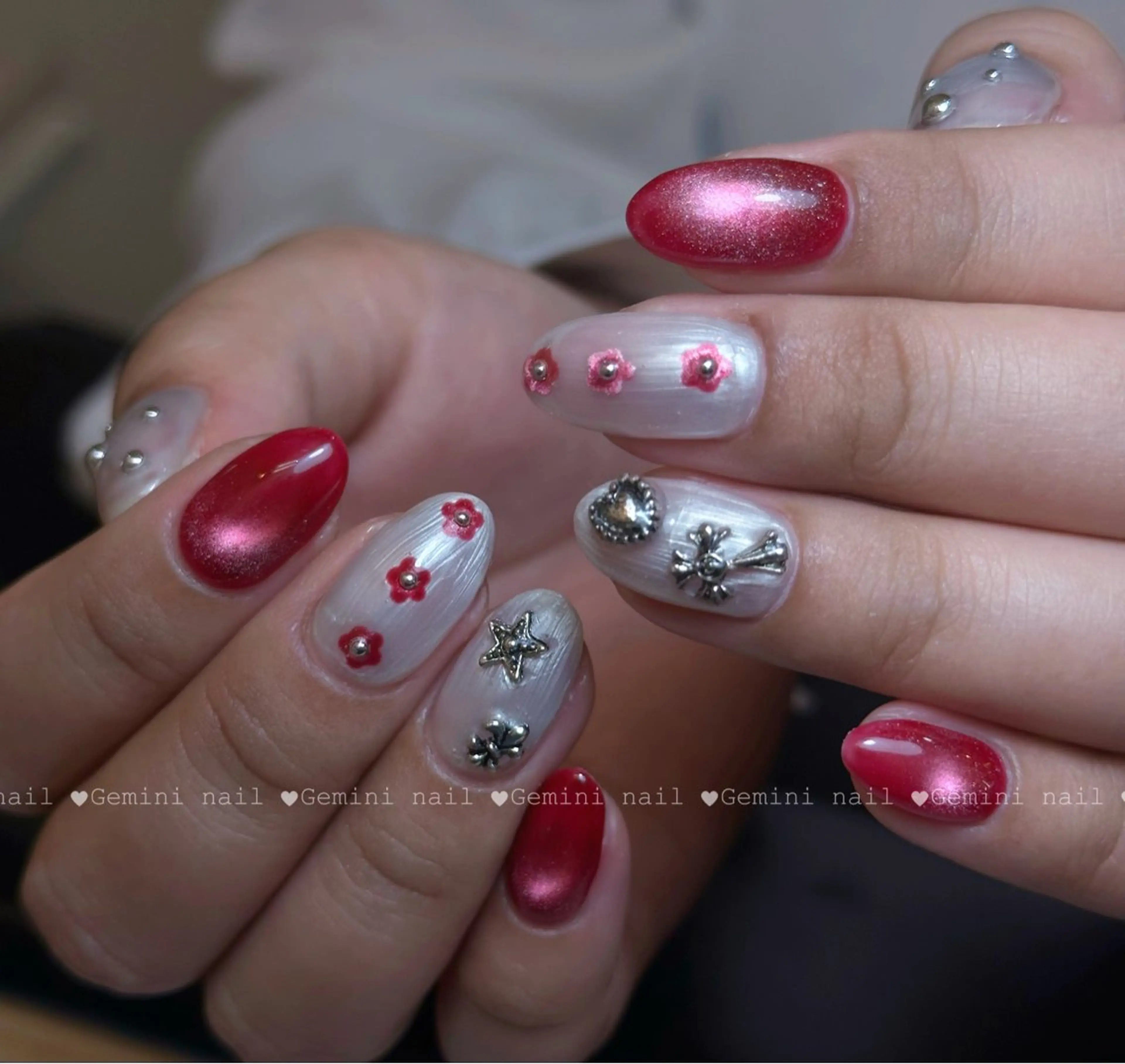 ネイル ハンドネイル Gemini nailのネイルデザイン