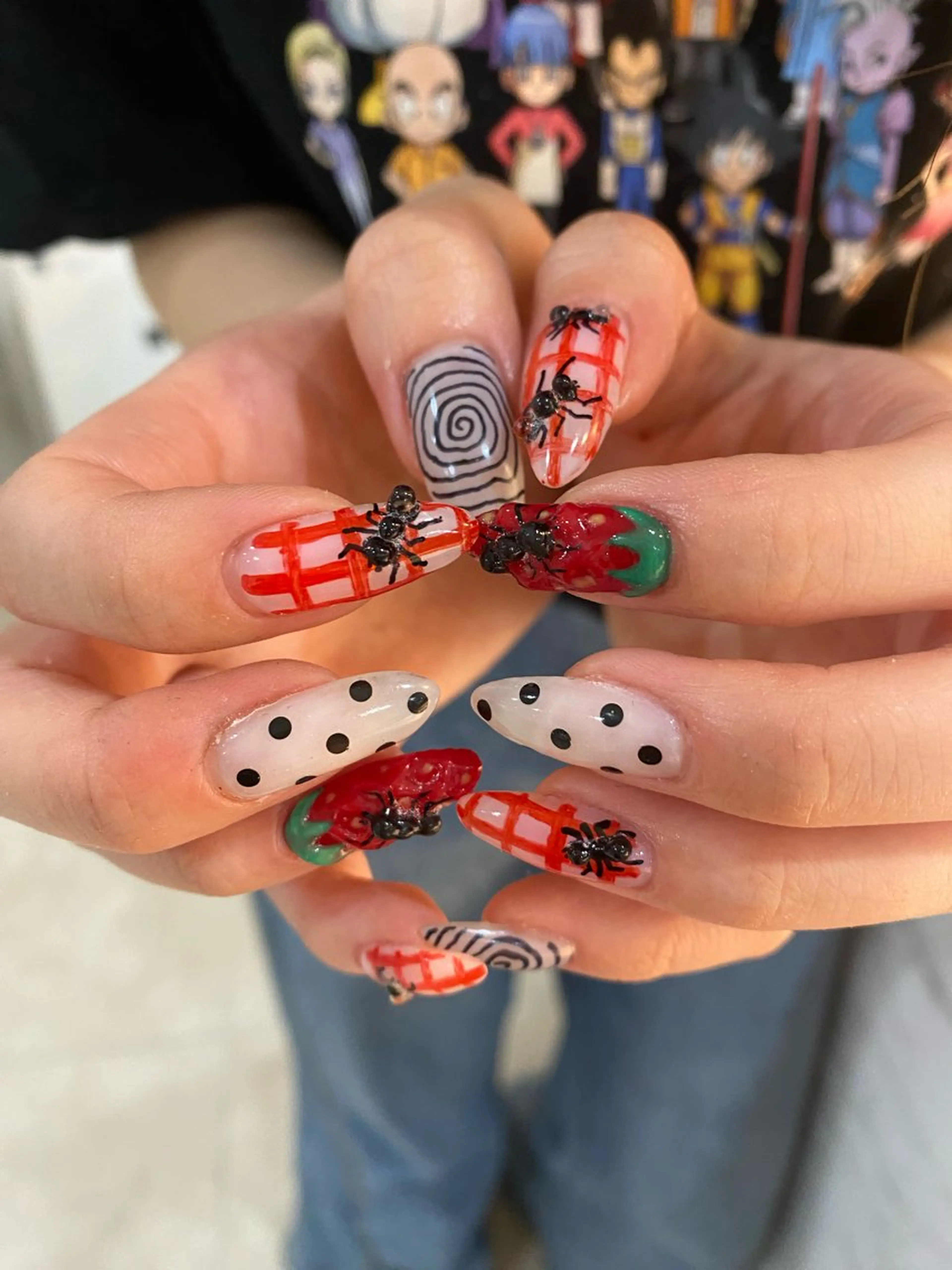 アート時間内やり放題【おまかせ･持ち込みOK•パーツ付き】<90分>❤️‍🩹の写真