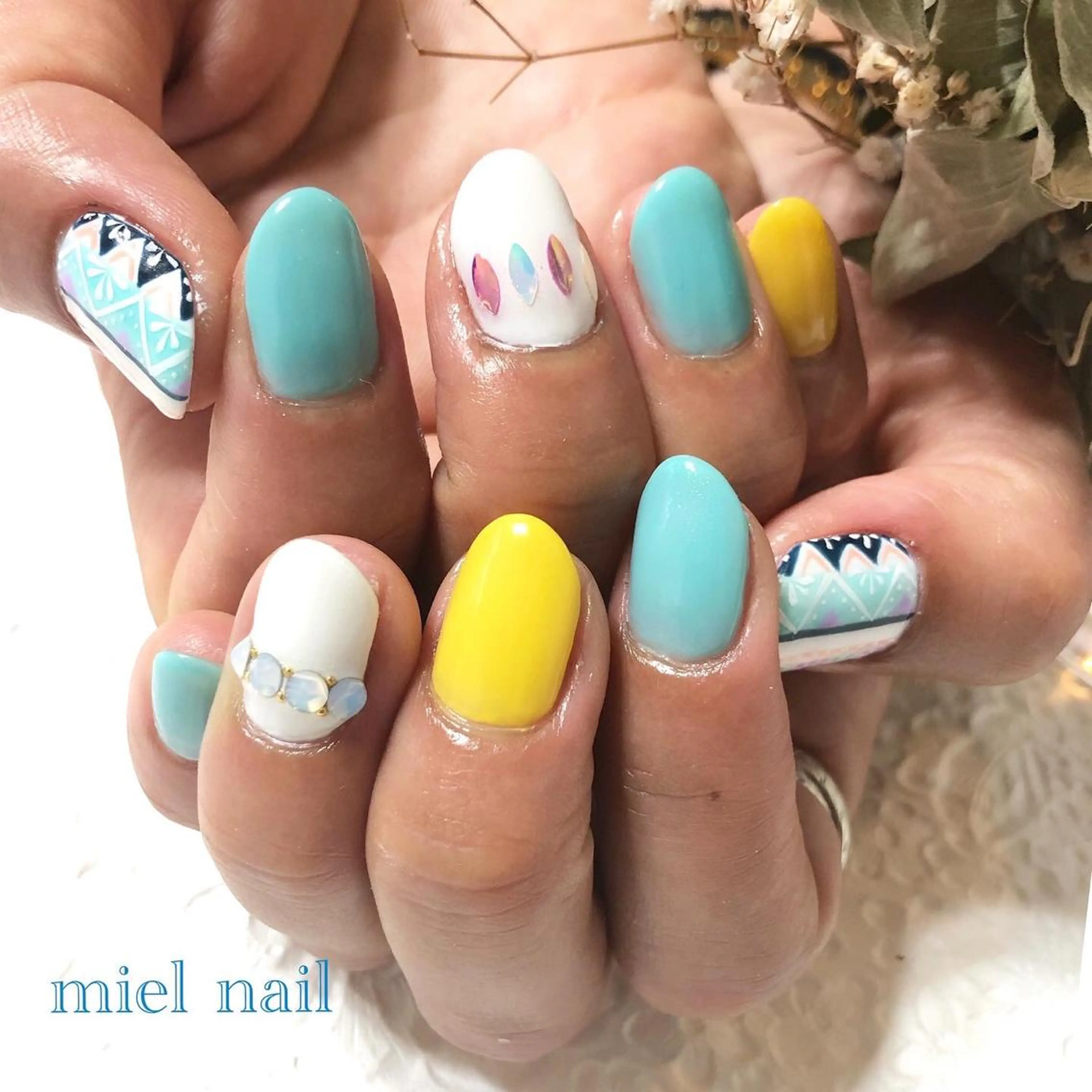 ネイル ハンドネイル miel nailのネイルデザイン