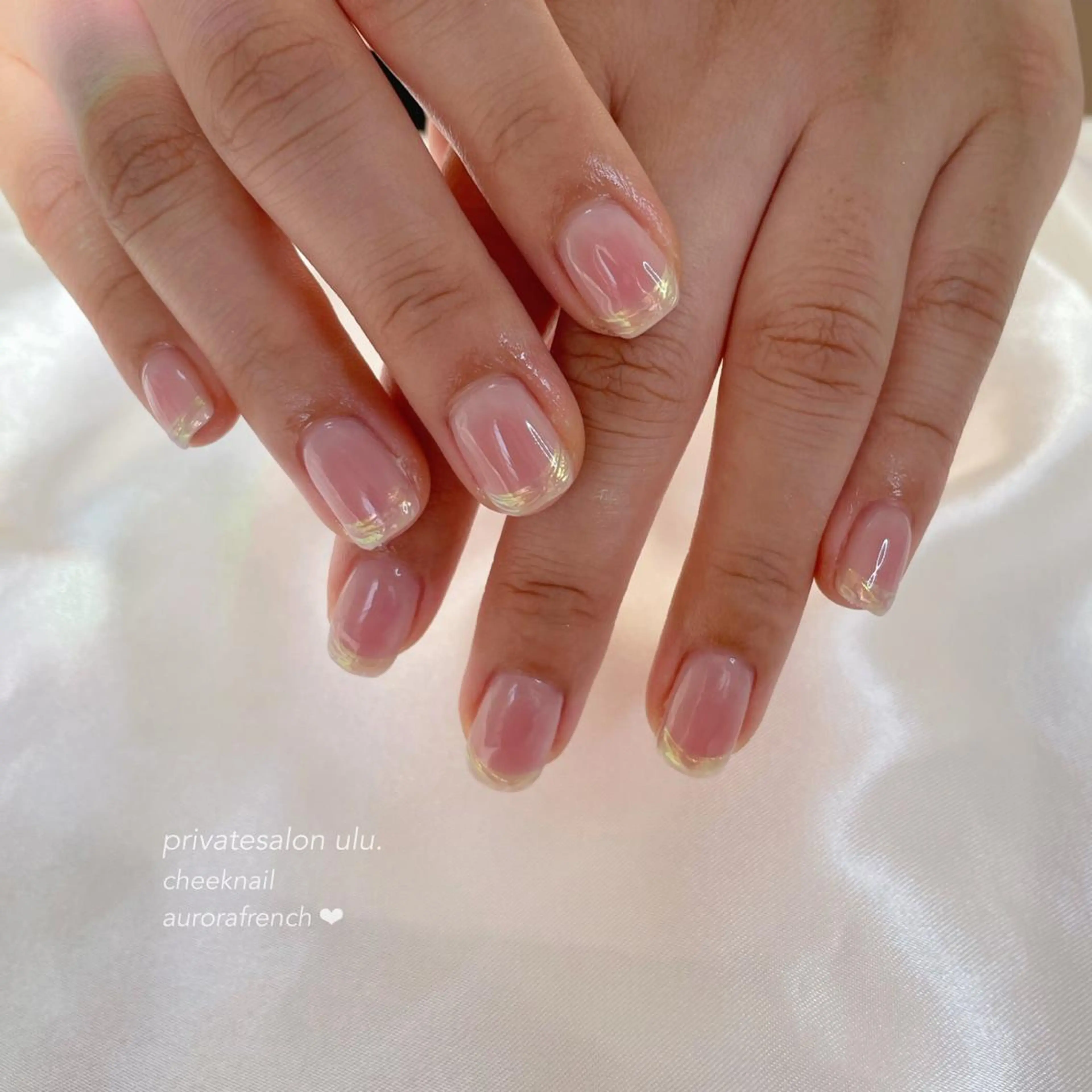 ネイル チークネイル nailsalon uluのネイルデザイン