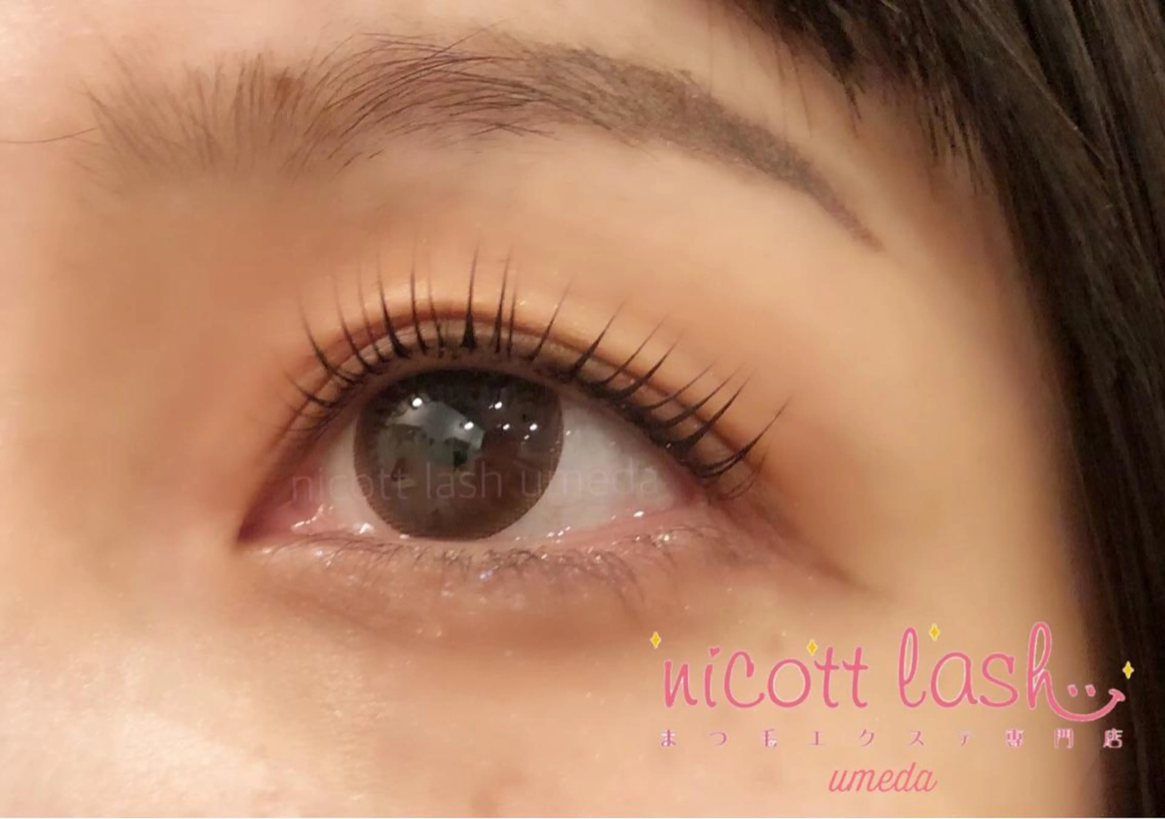 マツエク・マツパ パリジェンヌラッシュリフト サクラブロウ 難波のマツエク・マツパデザイン