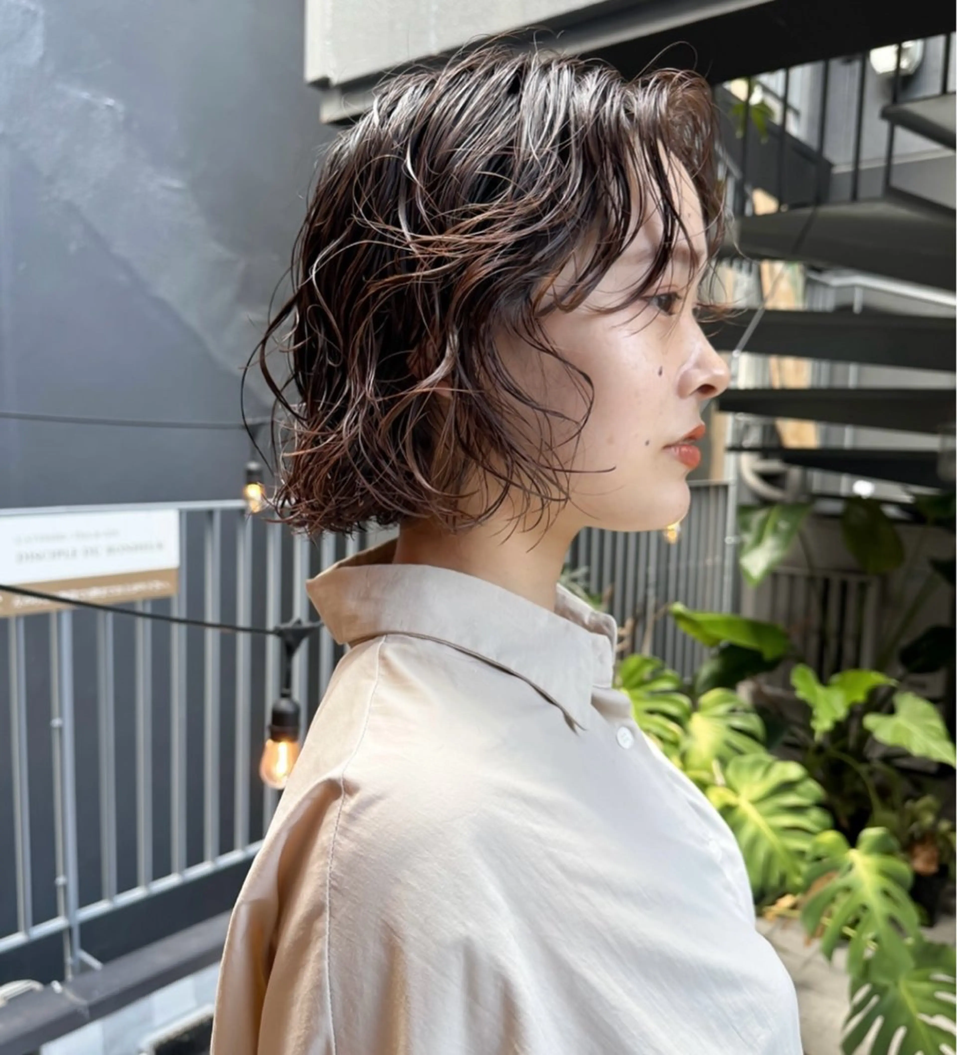ショート パーマ ボブ プードルパーマ スパイラルパーマ 💐ナチュラルヘア Kroda💐のヘアスタイル