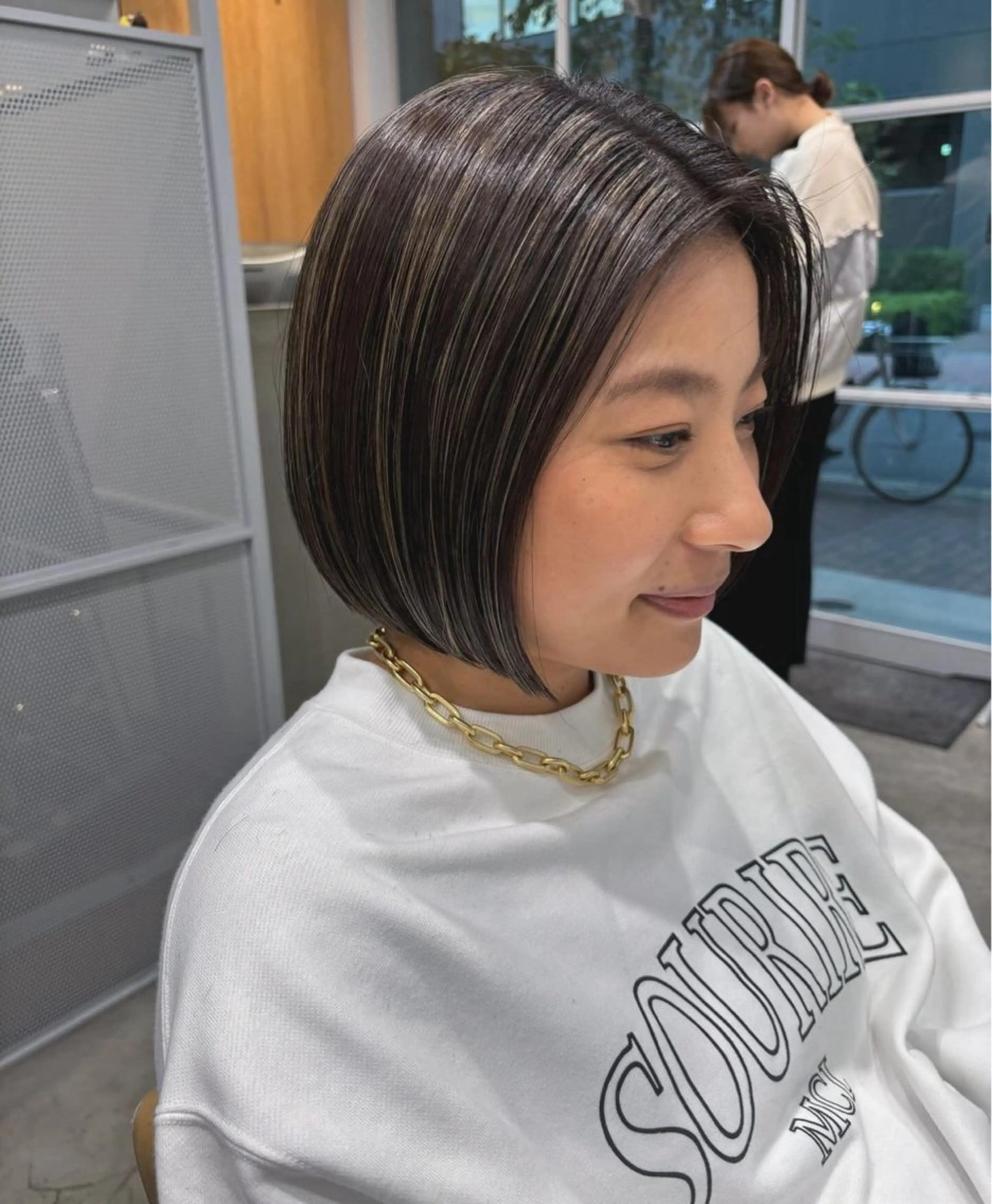 ショート カラー FILMS所属・-みつま はるな-のヘアスタイル