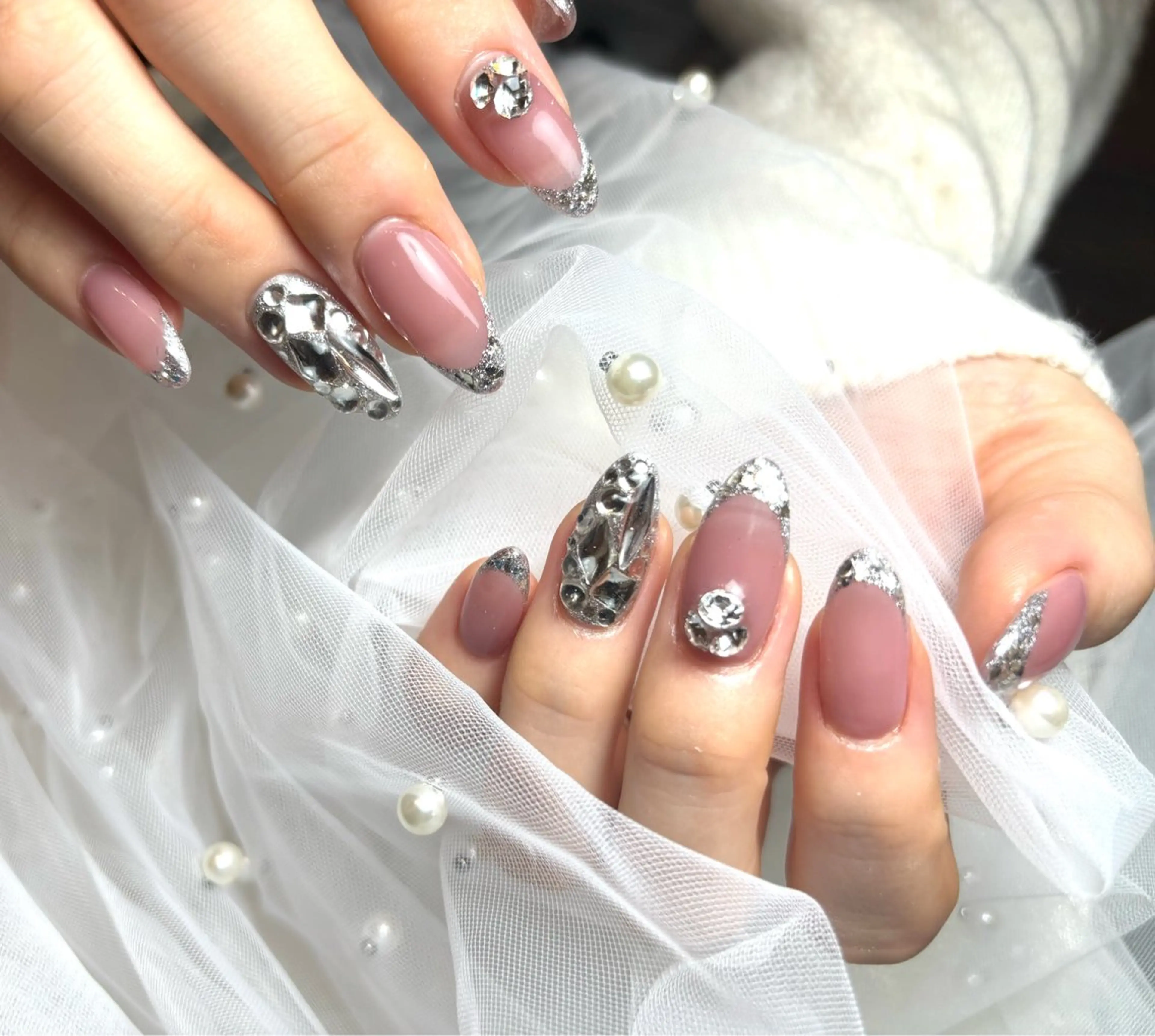 ネイル ブライダルネイル 【Libre】 -ﾘﾌﾞﾚﾈｲﾙ-のネイルデザイン