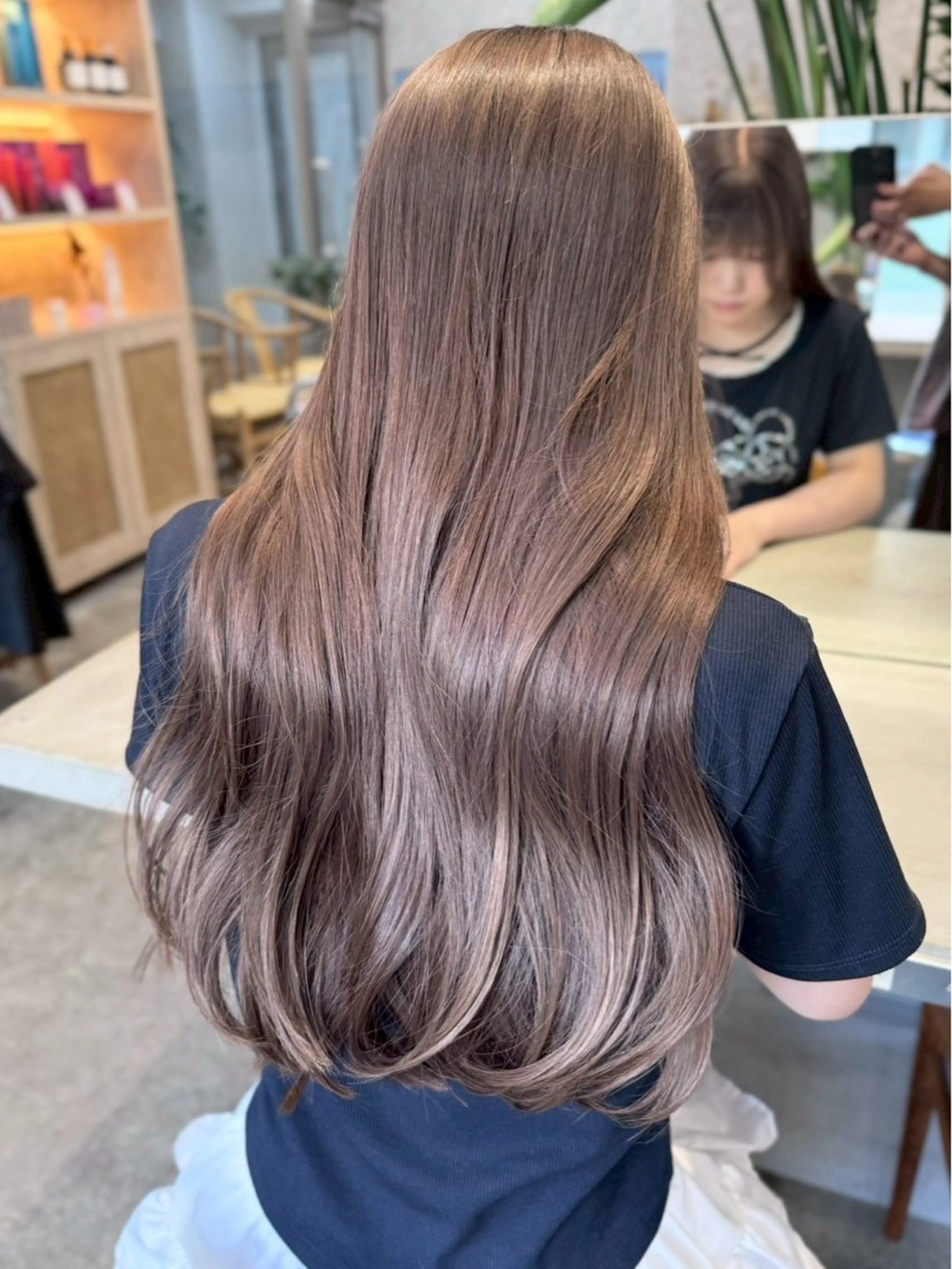 ロング カラー 艶ブラウンカラー🤎 /REI🐈🪽‪のヘアスタイル