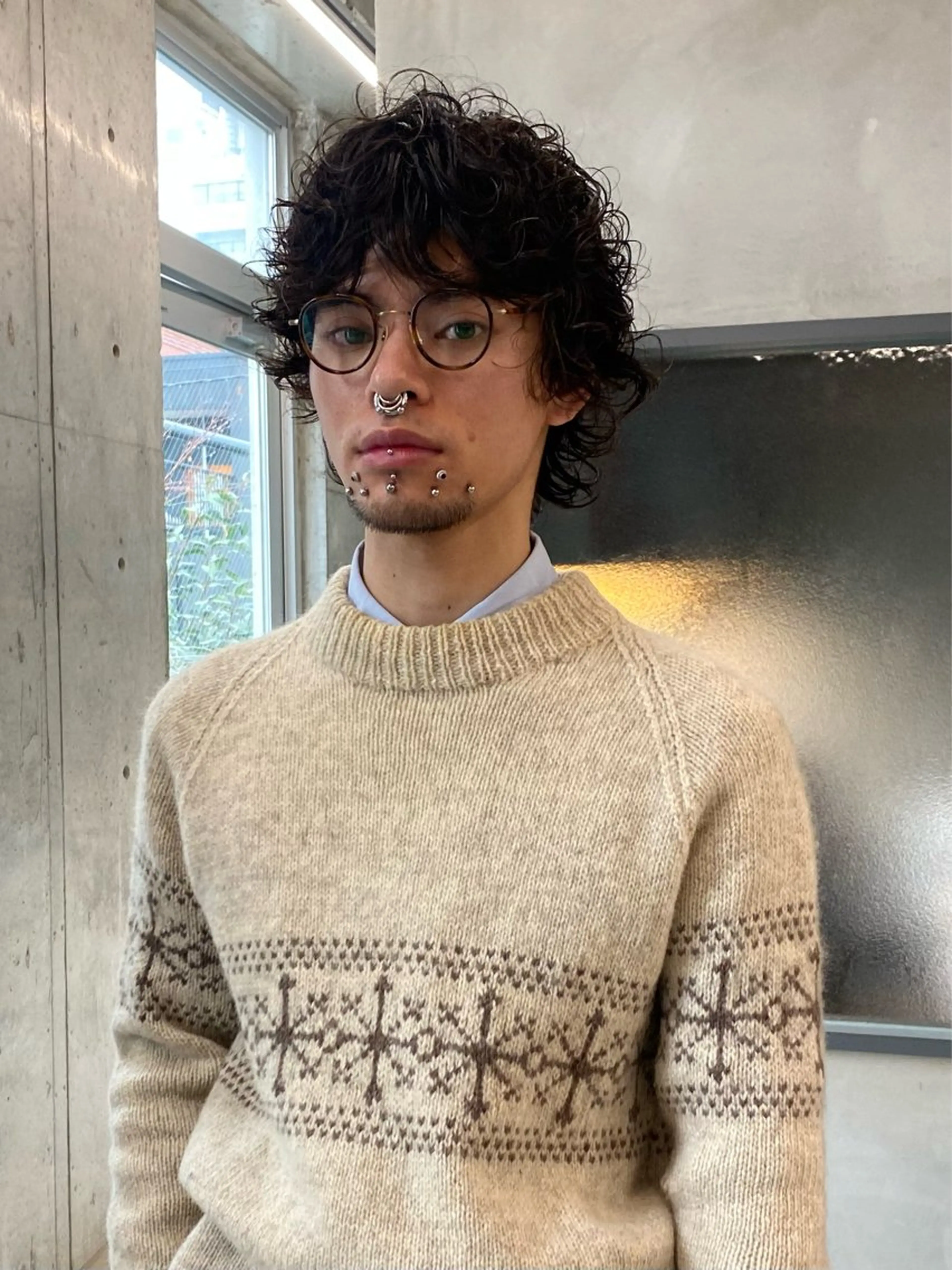 パーマ メンズ 村田 りょうやのヘアスタイル