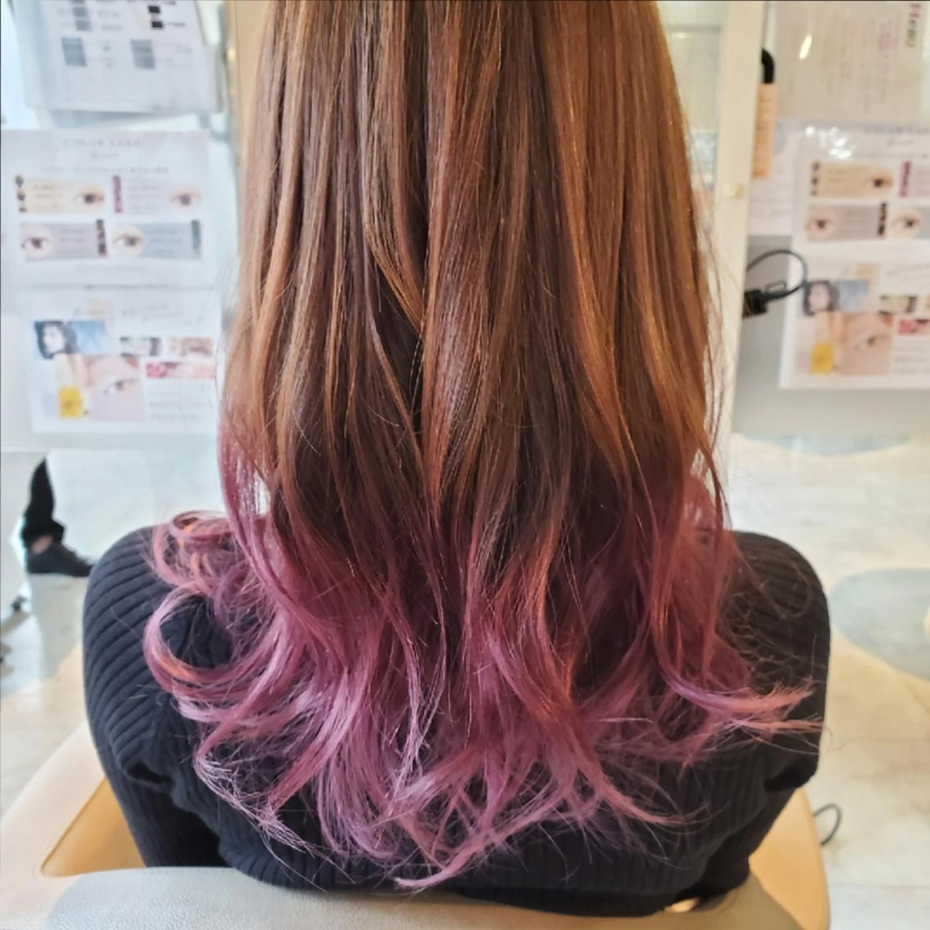 ロング ヘアカラー トリートメント 浦川 敬太のヘアスタイル