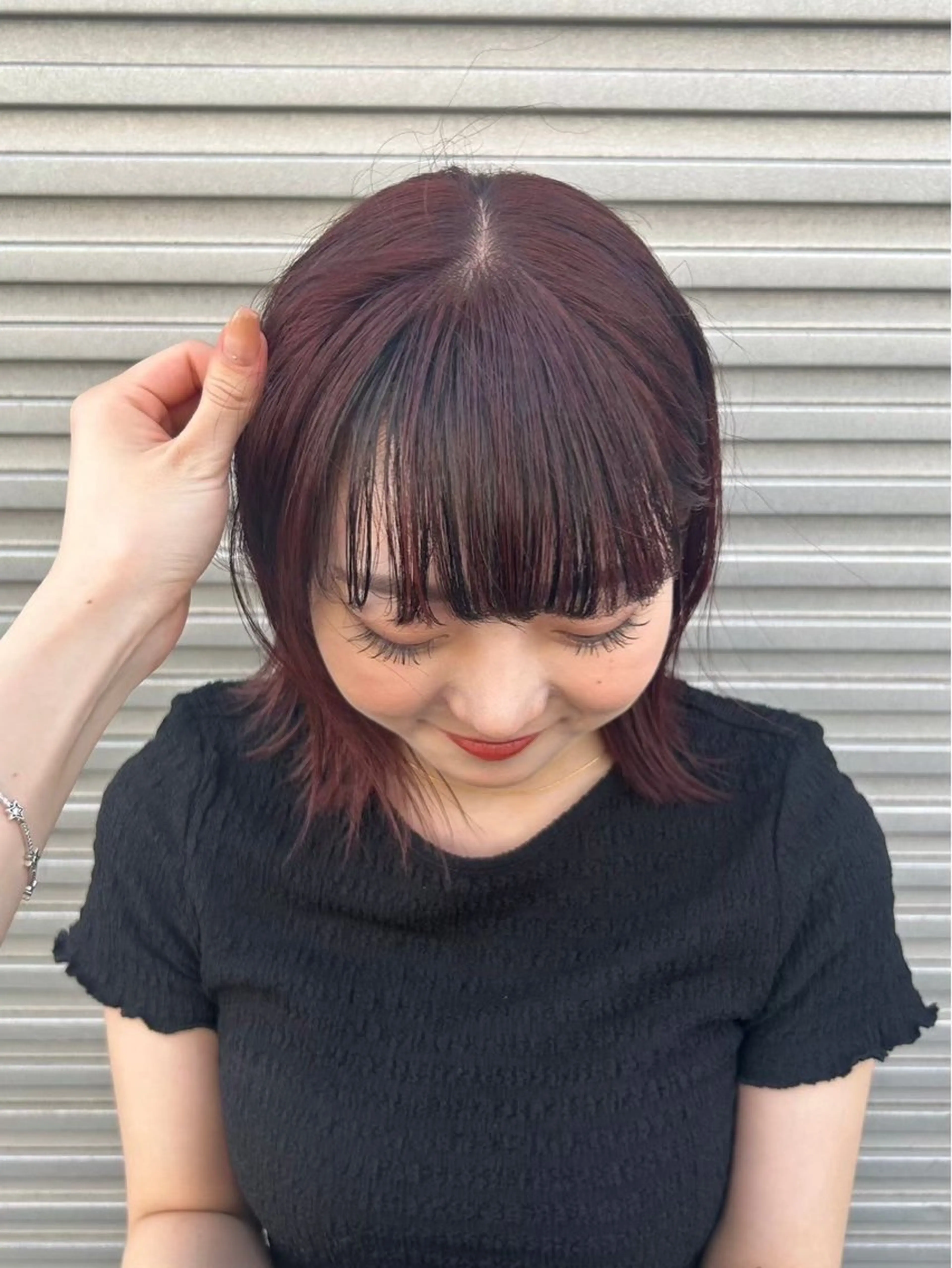 ロング カラー カット ヘアカラー トリートメント 艶カラー/メンズ パーマ/いくののヘアスタイル