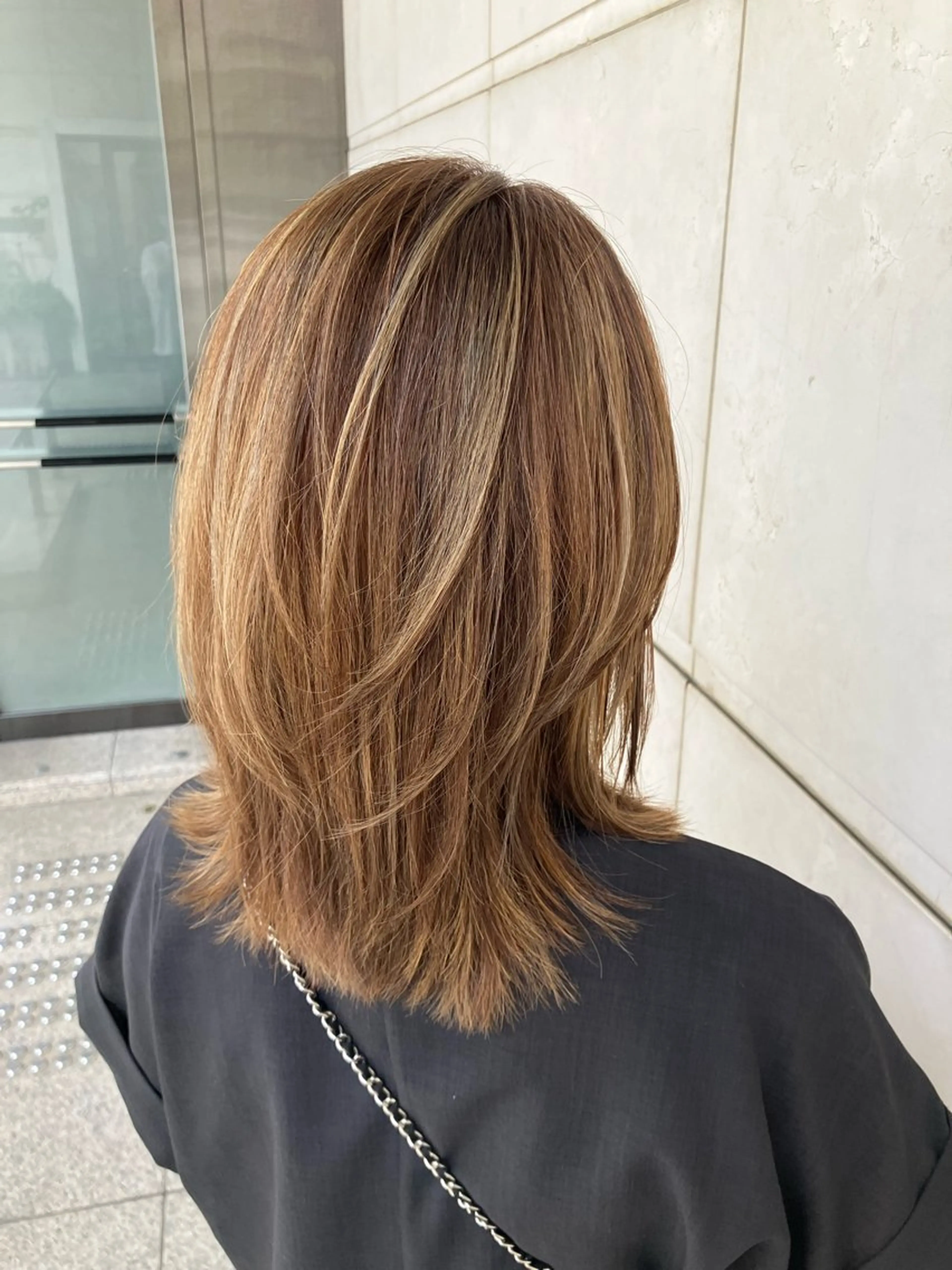 セミロング 山元 雄介のヘアスタイル