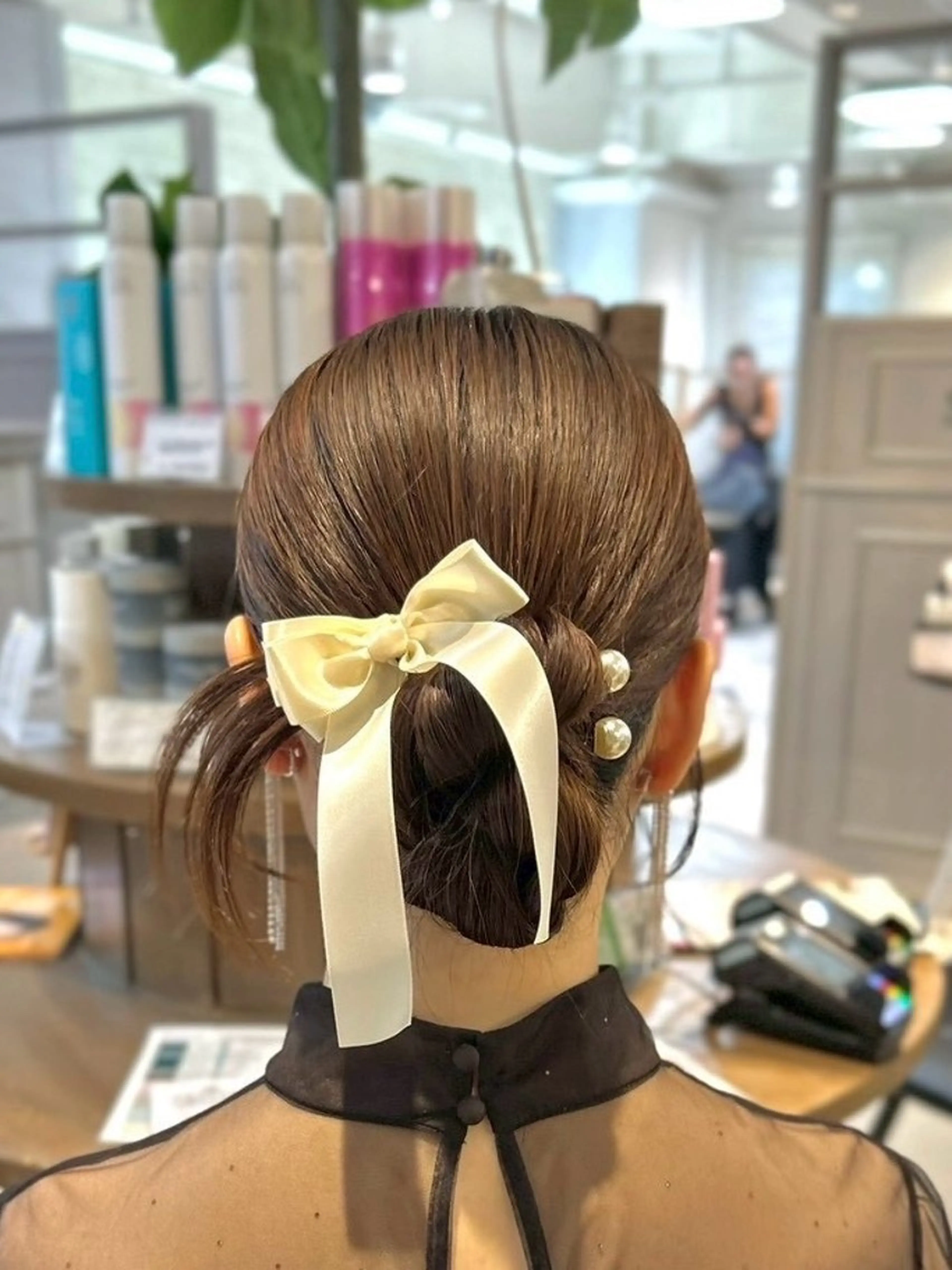 ロング ヘアアレンジ 着物ヘア ヘアセット しゅり🍎/アレンジ 🎀/髪質改善✨️のヘアスタイル