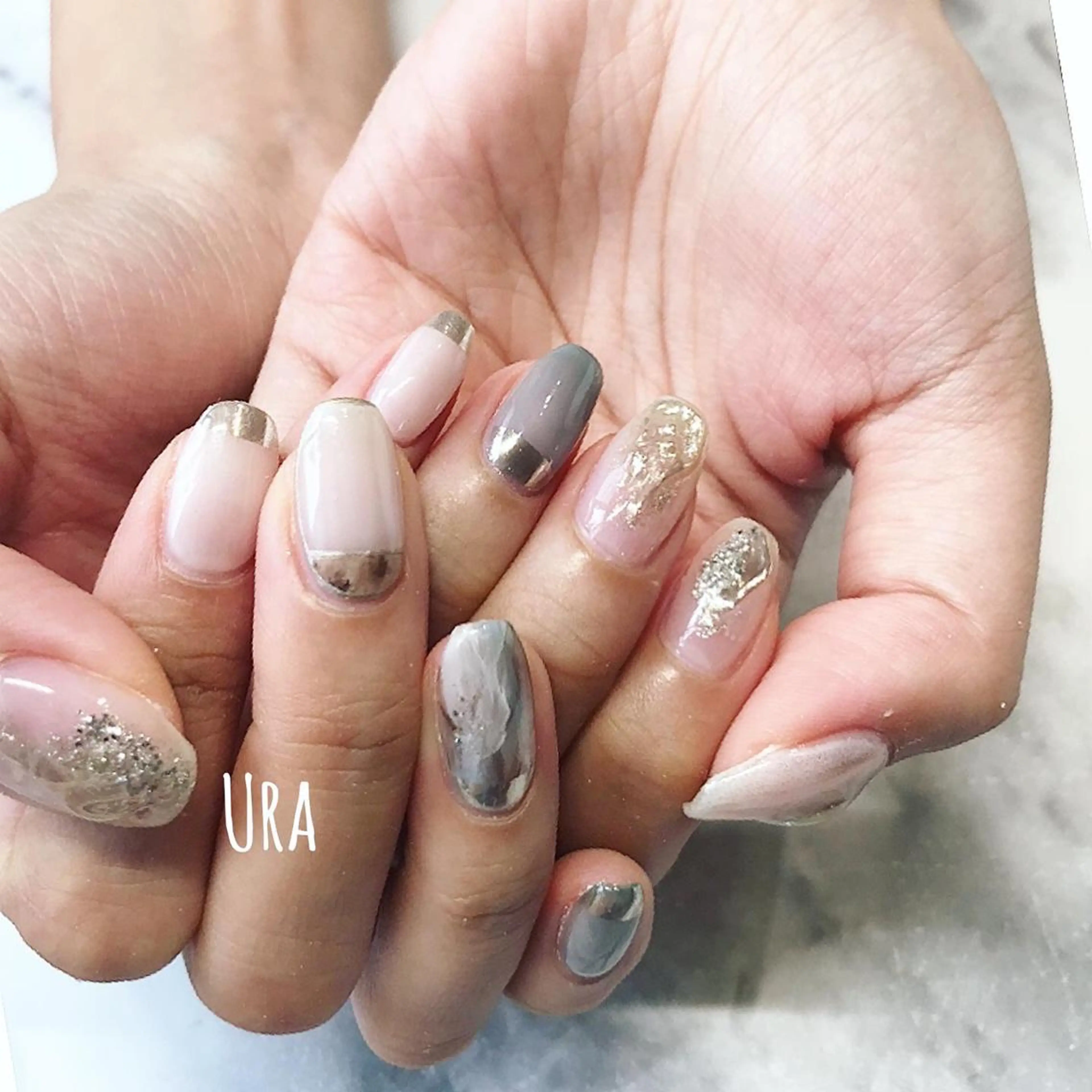 ネイル ハンドネイル UrakoNail 《nail》のネイルデザイン