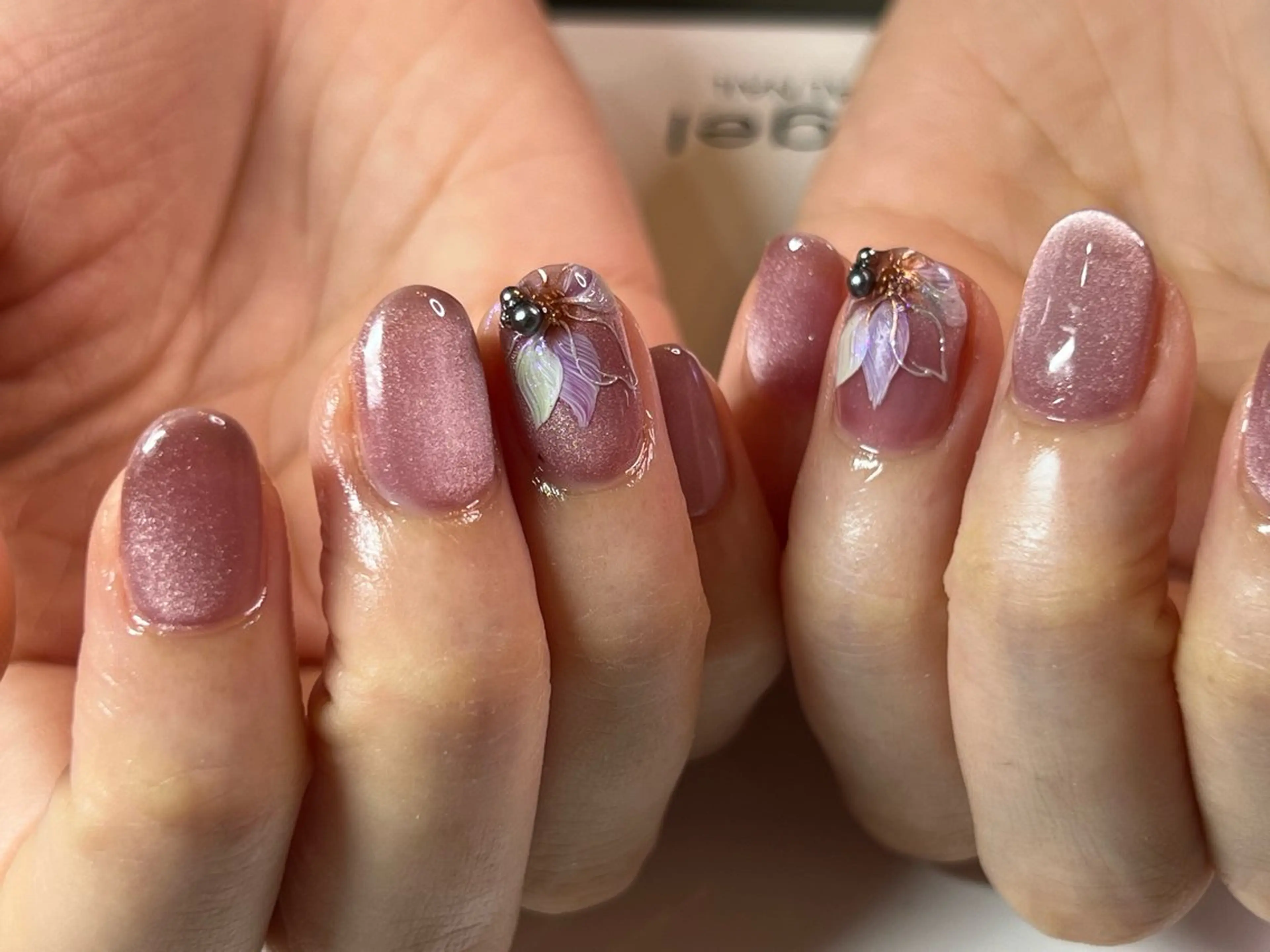 ネイル アートネイル フラワーネイル マグネットネイル ハンドネイル Maki modepopのその他イメージ