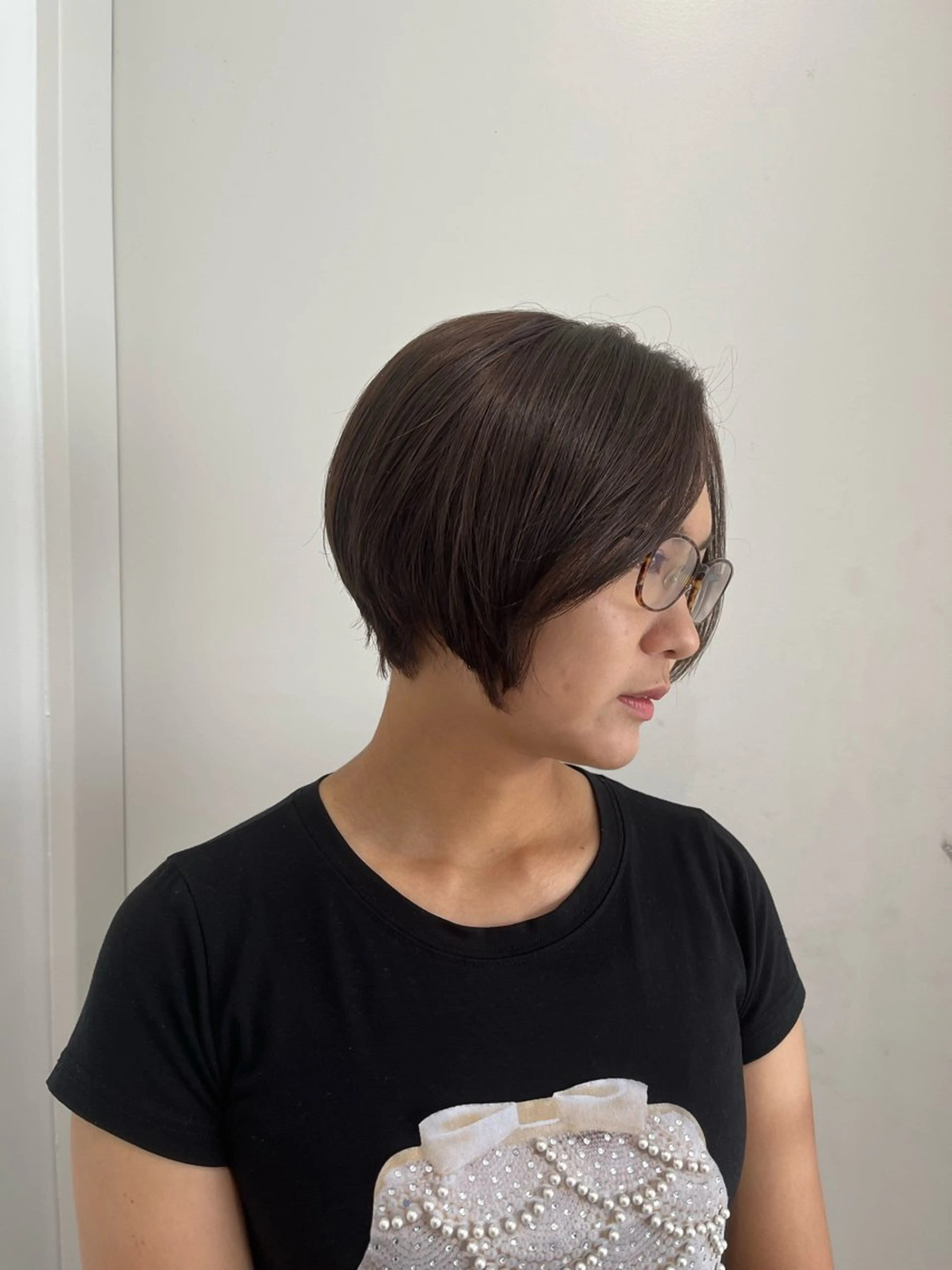 ショート ショートヘア 縮毛矯正/ハイトーン /パーマ/せき🧸のヘアスタイル