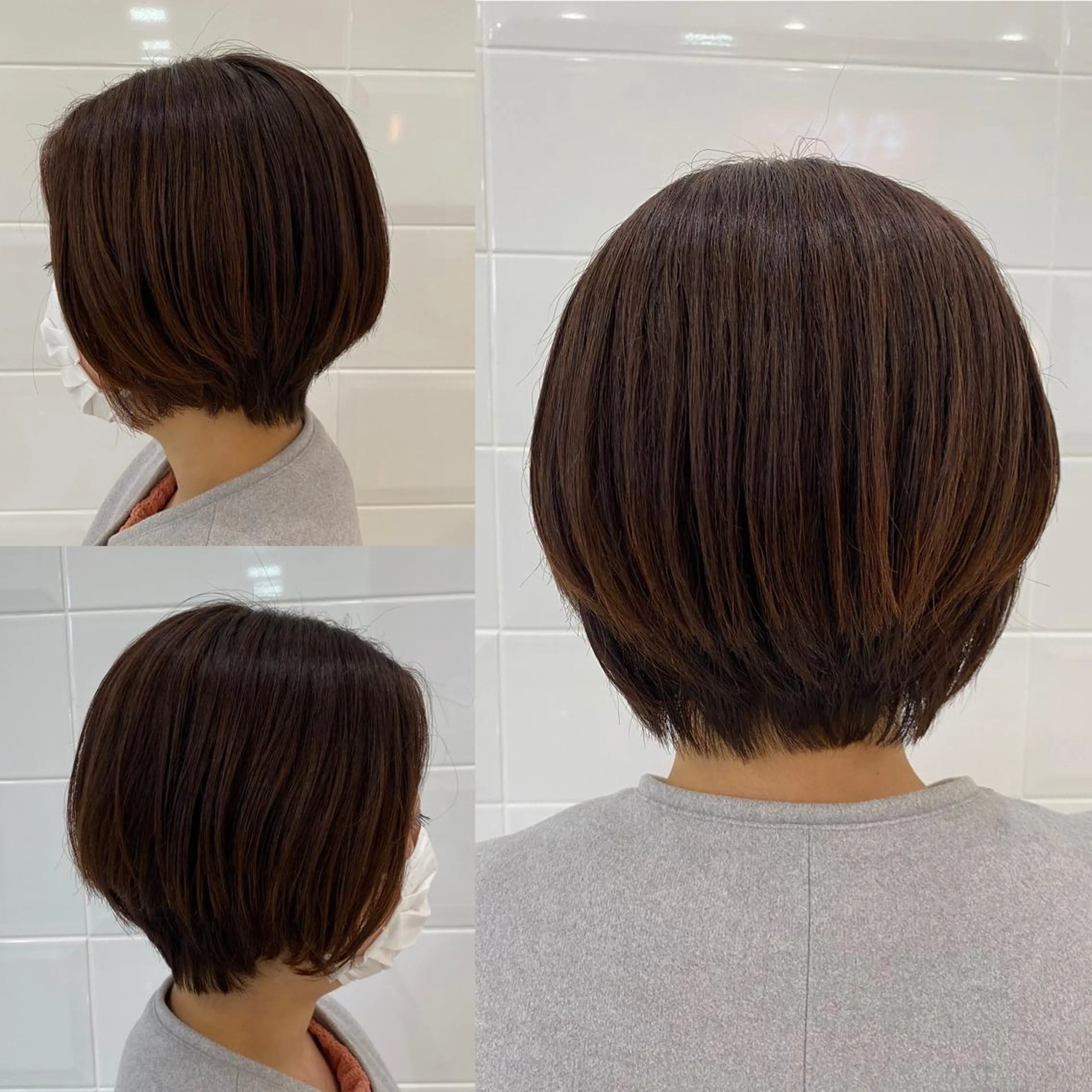 ショート ボブ 竹内 美貴のヘアスタイル