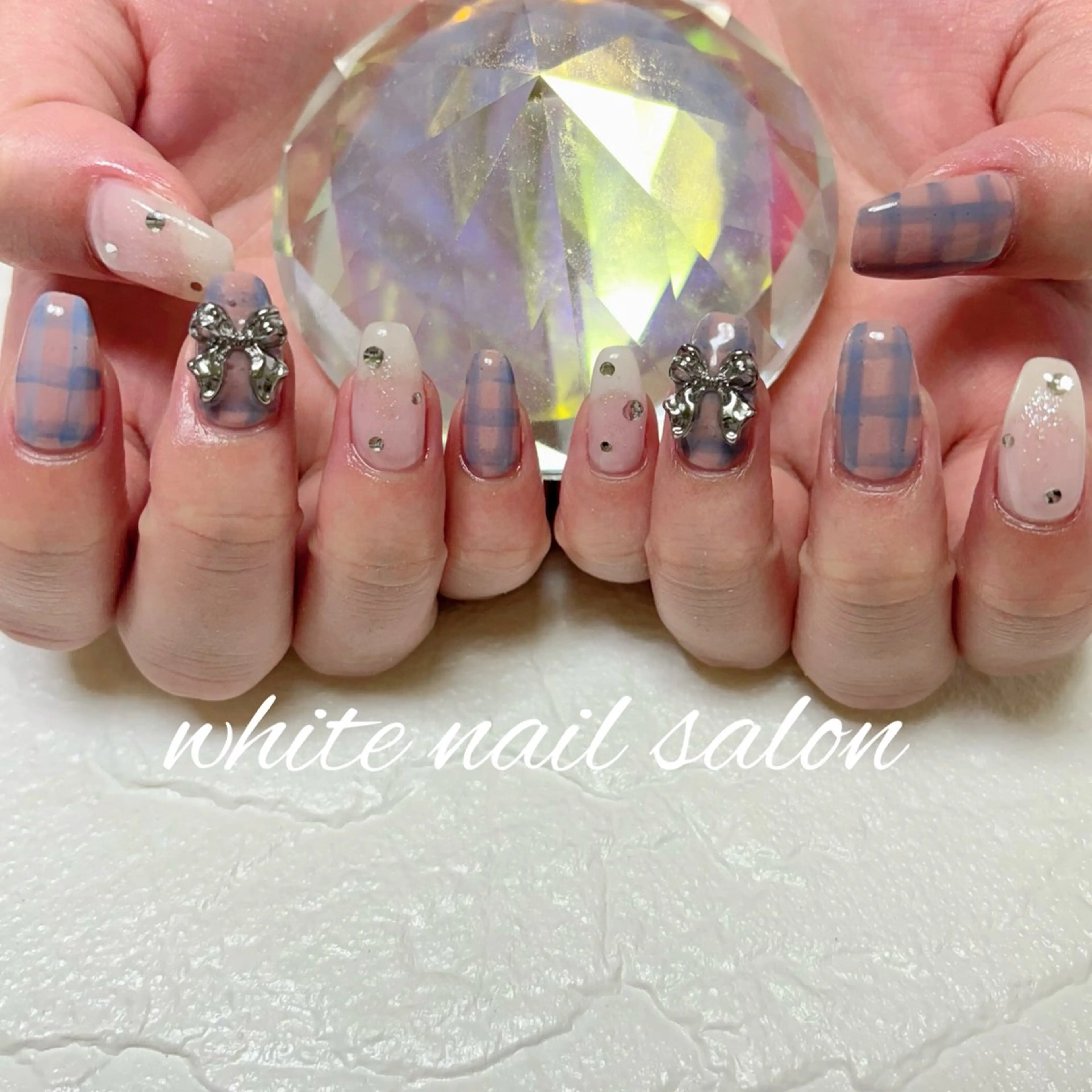 ネイル フットネイル 持ち込み ハンドネイル white nail salonのネイルデザイン