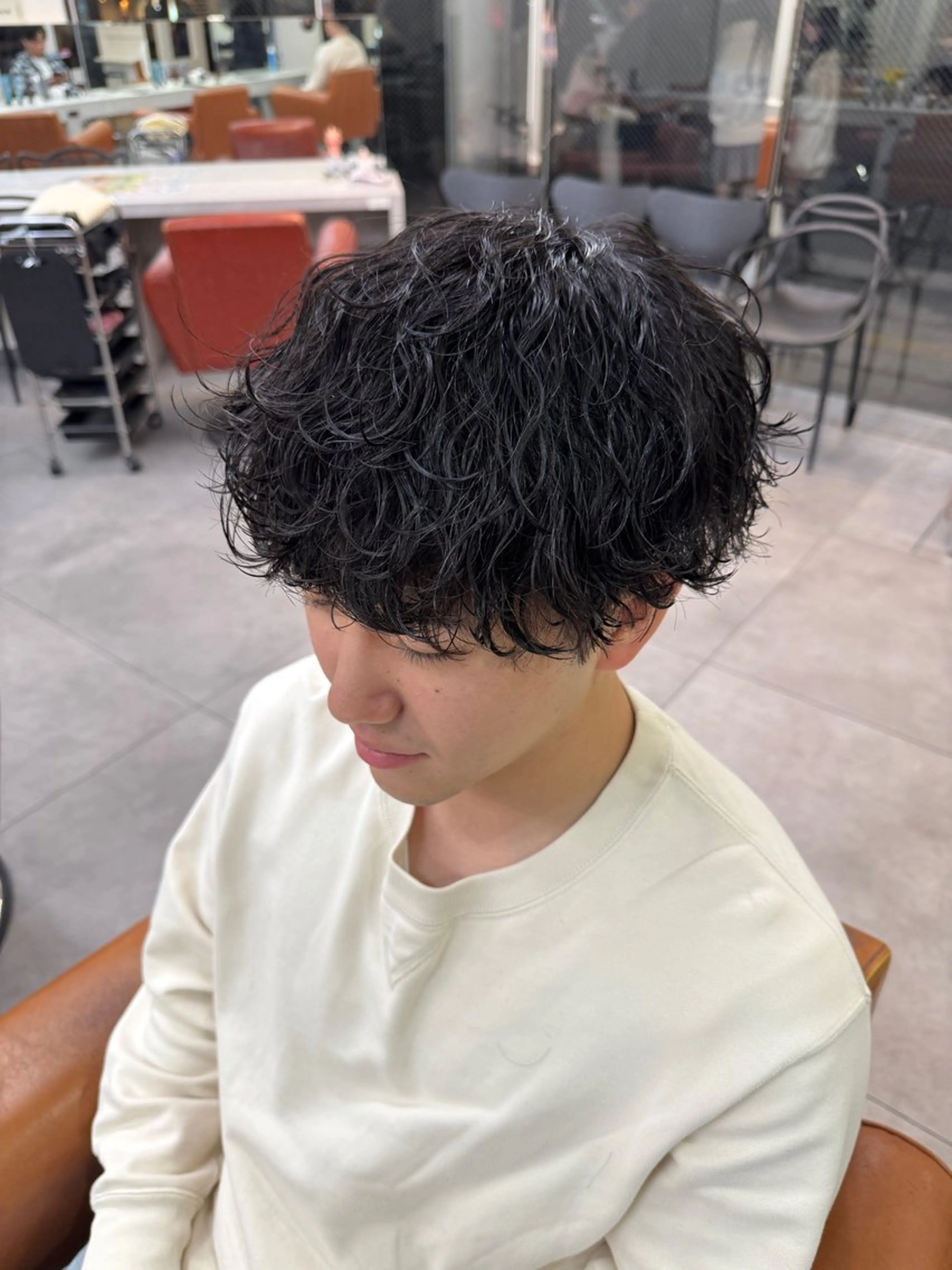 パーマ メンズ 京都駅/メンズサロン 山田司のヘアスタイル