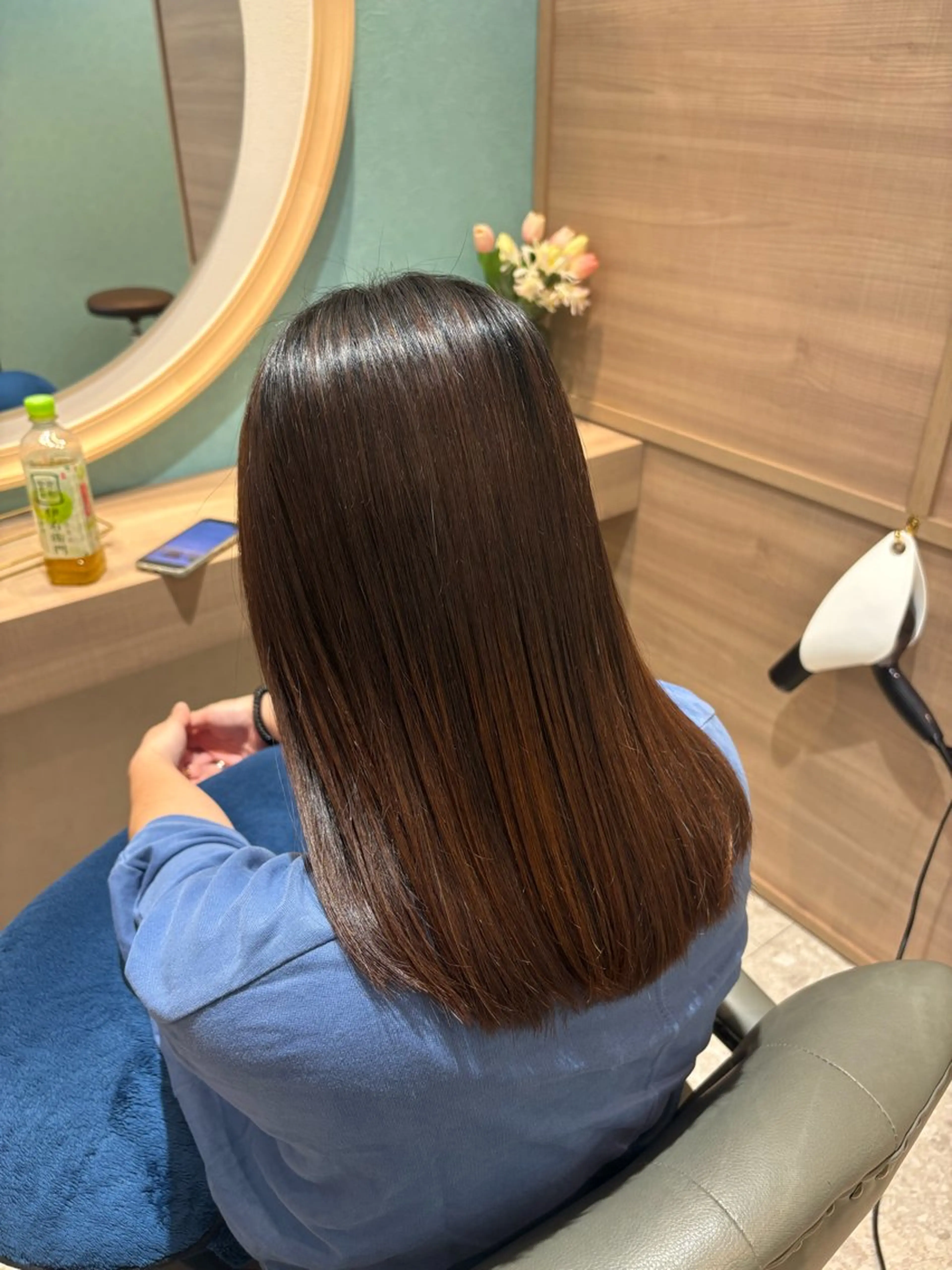 セミロング カット 縮毛矯正 トリートメント 🌸 ꜱᴀɴᴀ 🌸のヘアスタイル