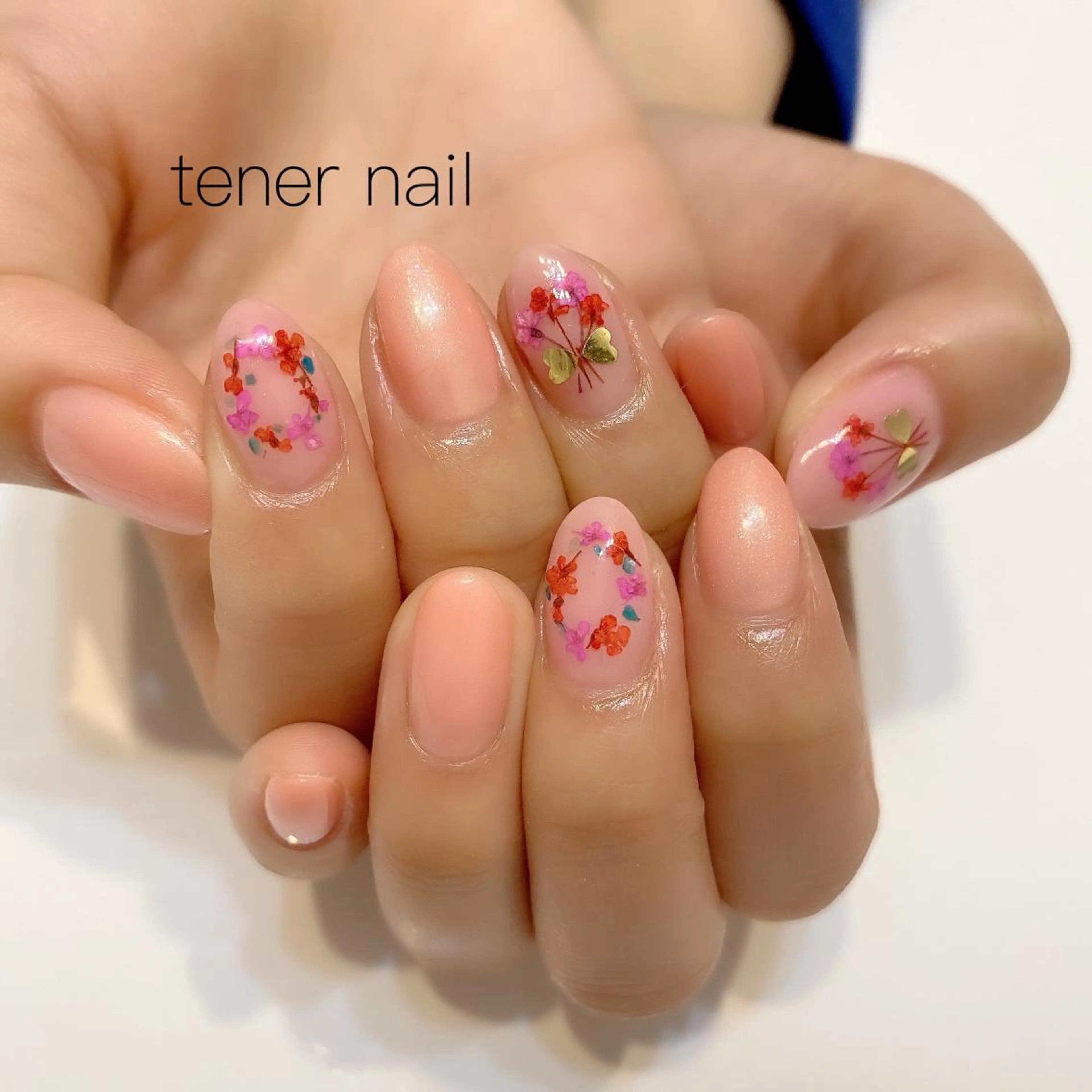 ネイル フラワーネイル テネルネイル tener nailのネイルデザイン