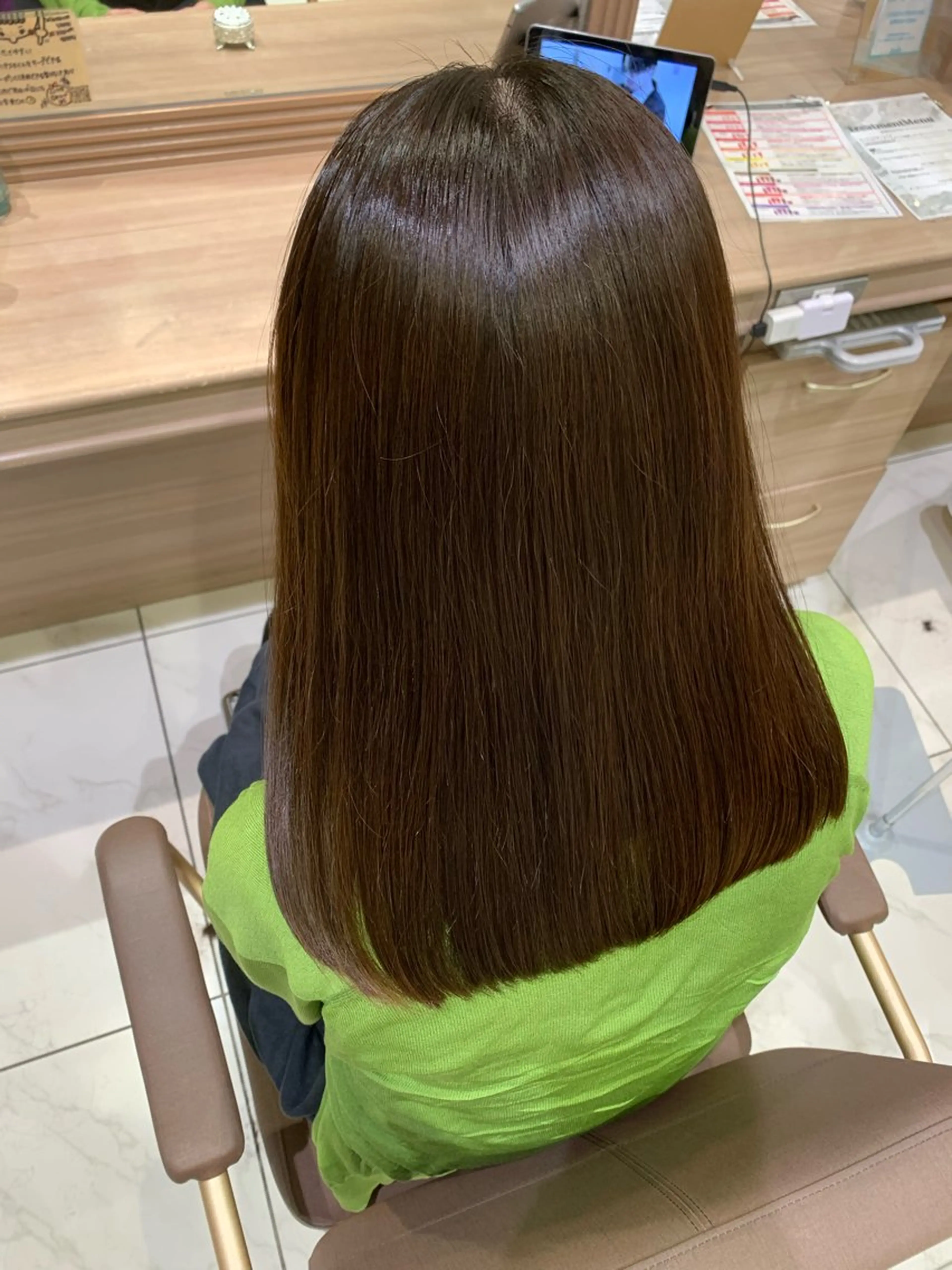 セミロング 縮毛募集中🔥 小平悠人のヘアスタイル