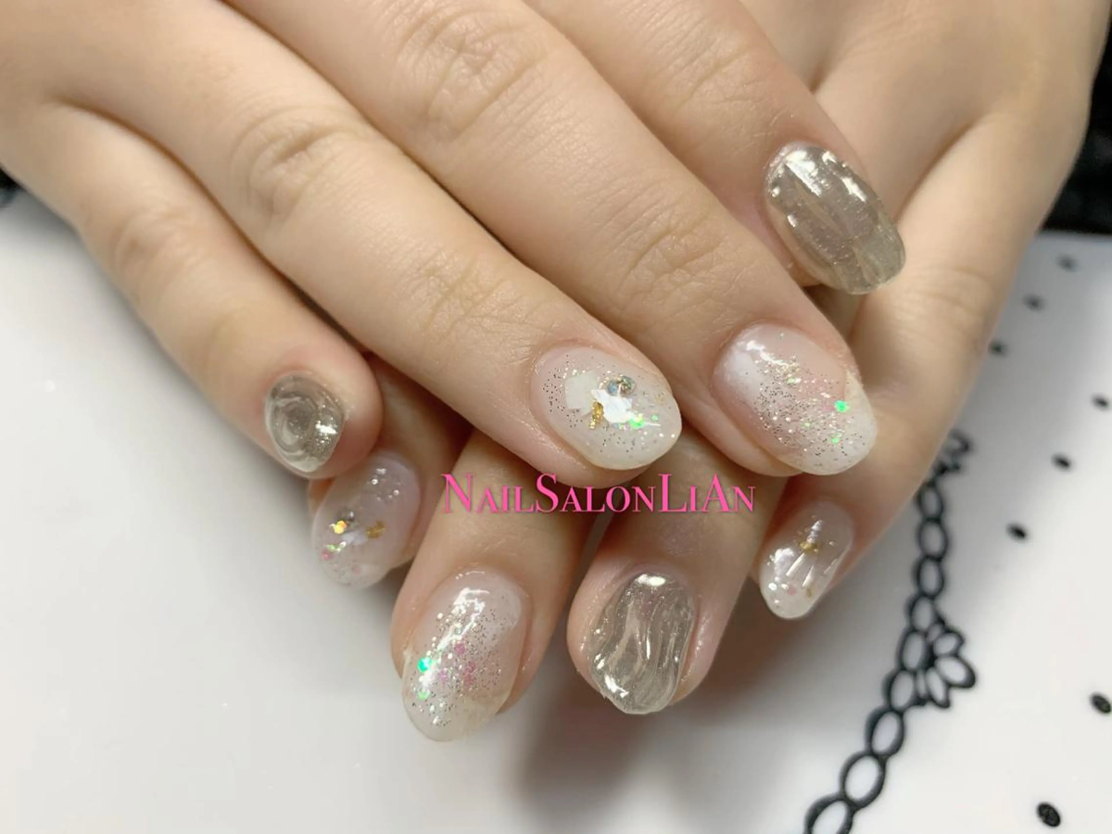 ネイル 持ち込み ハンドネイル NailSalon LiAnのネイルデザイン