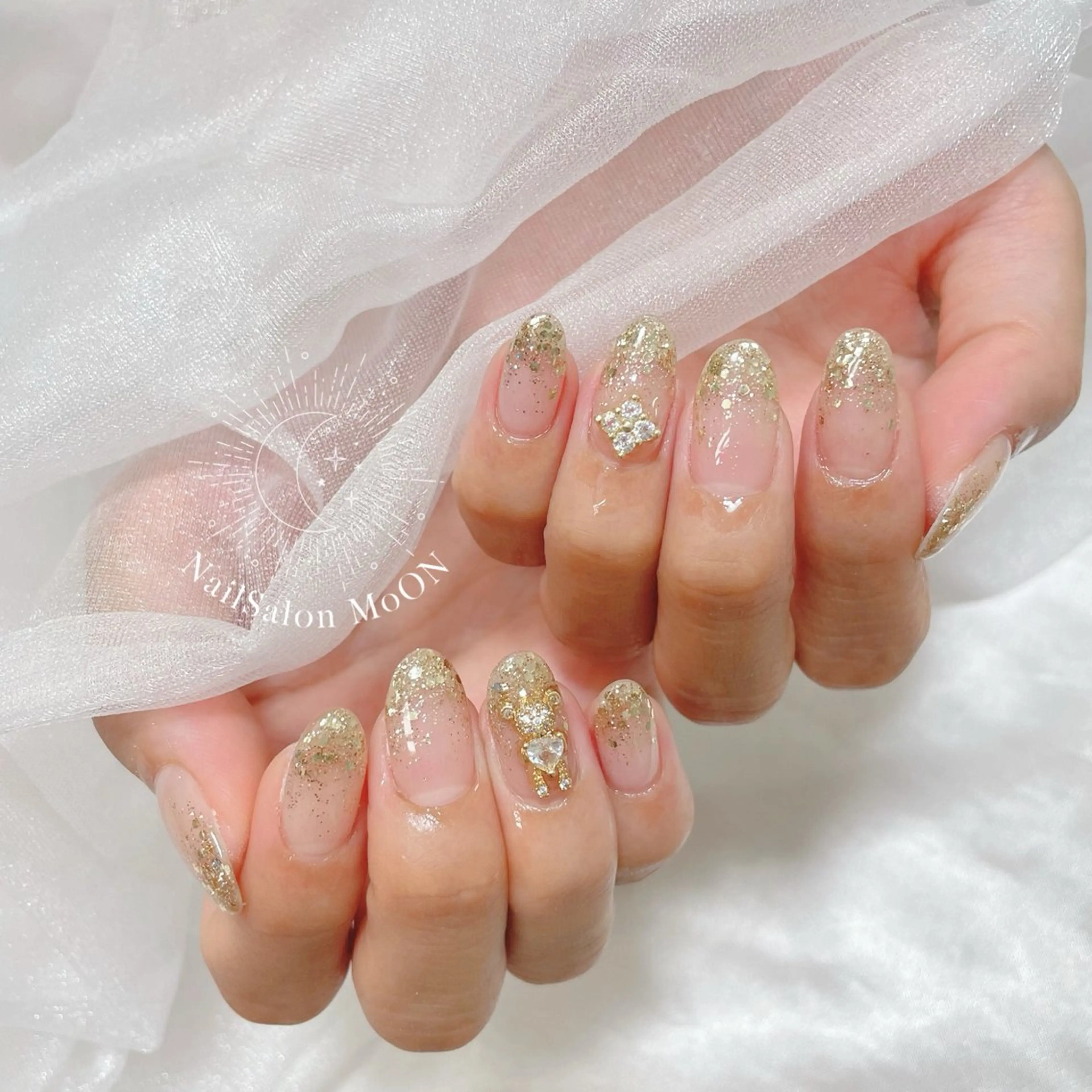 ネイル ハンドネイル ハンドケア MoON...❤︎ MeGuのネイルデザイン