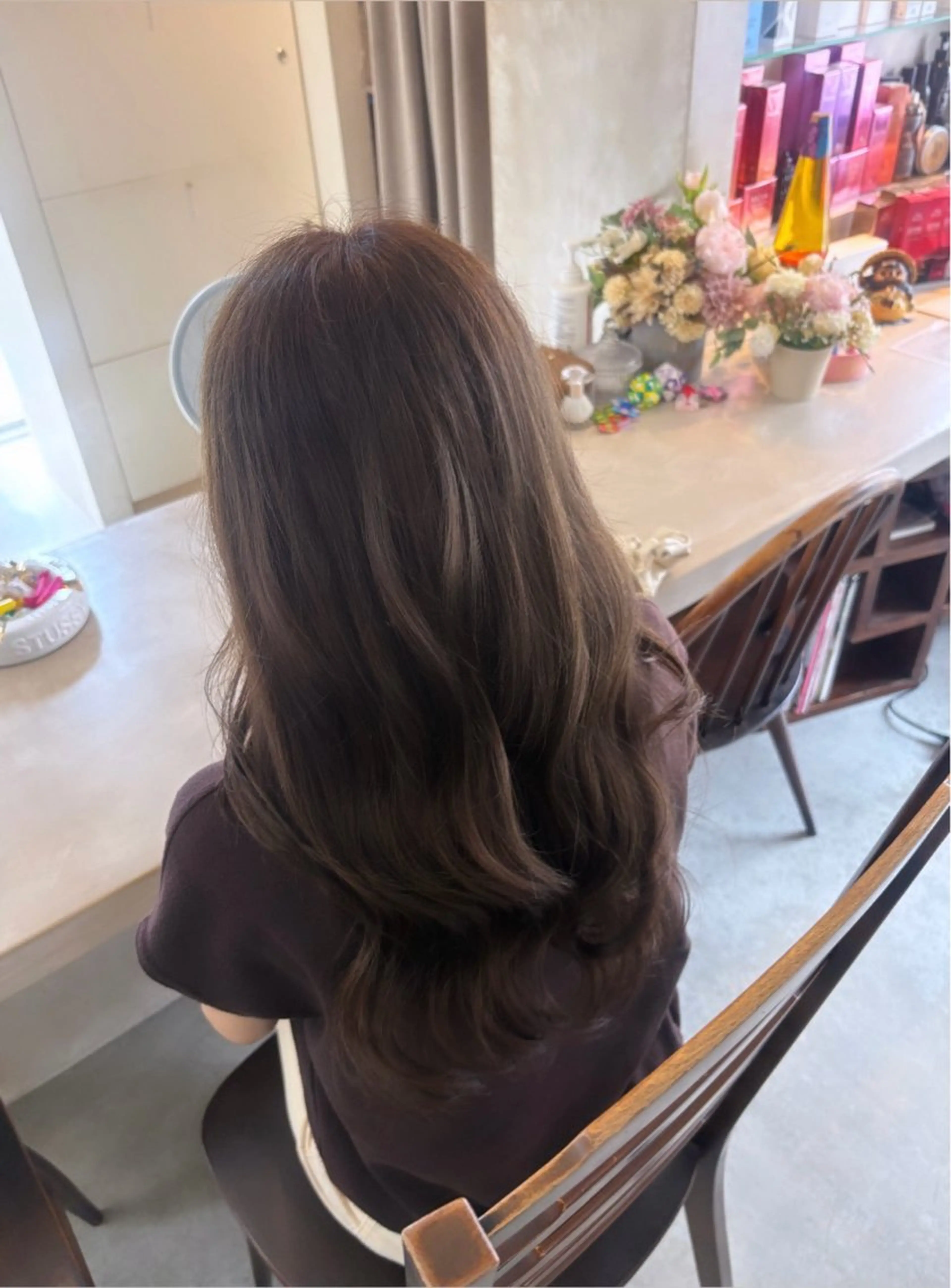 カラー ヘアカラー トリートメント 🩶𝐤𝐢𝐧𝐚 🩶のヘアスタイル