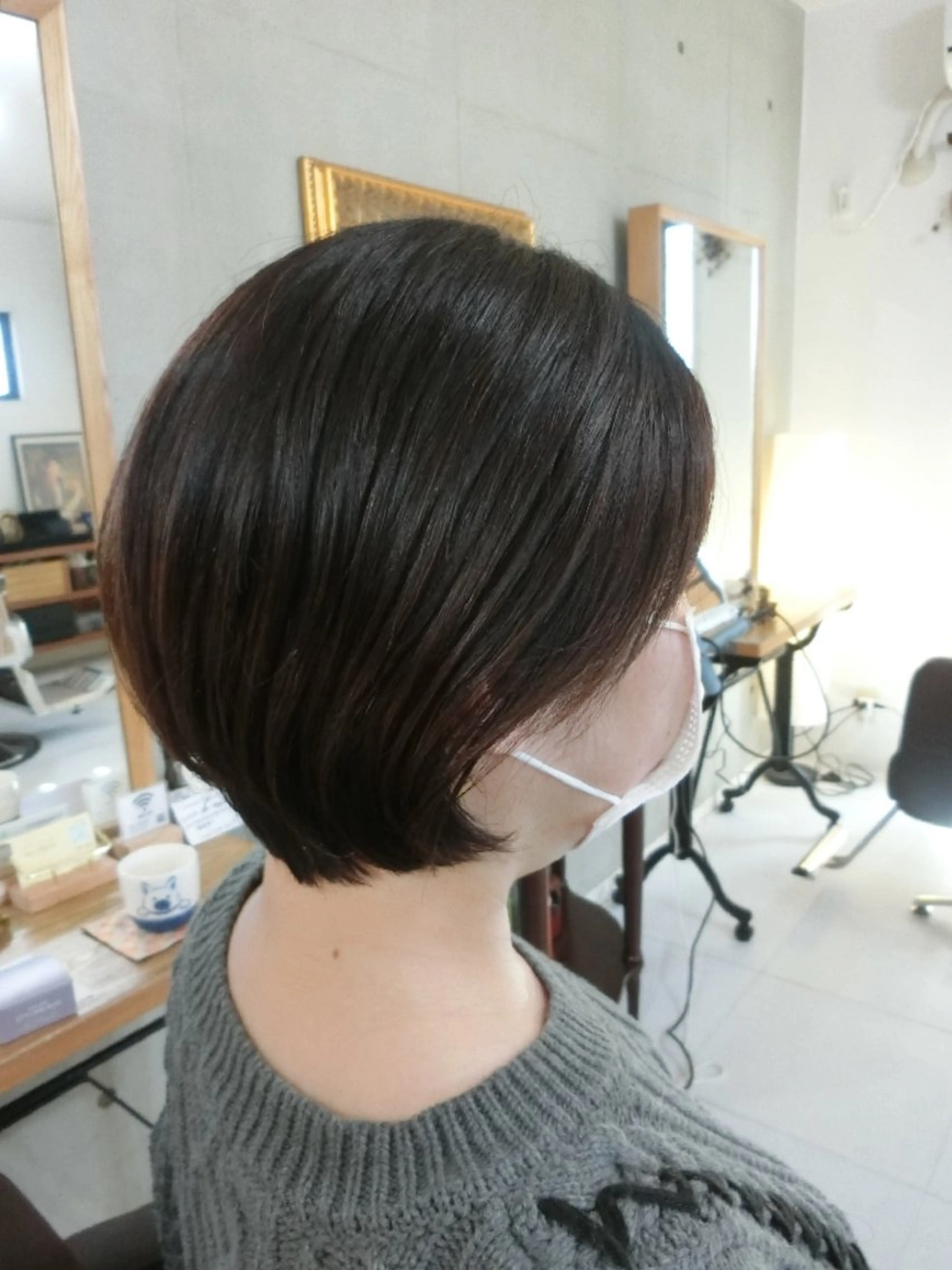 ショート カット ヘアカラー トリートメント ma cherie 　naoのヘアスタイル